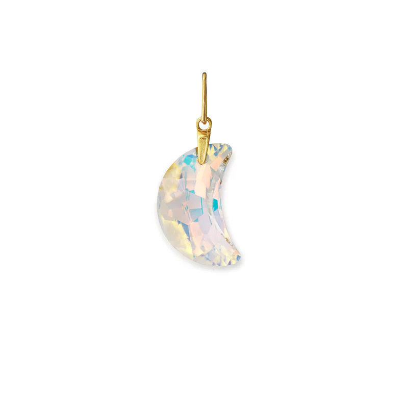 Icicle Moon Charm