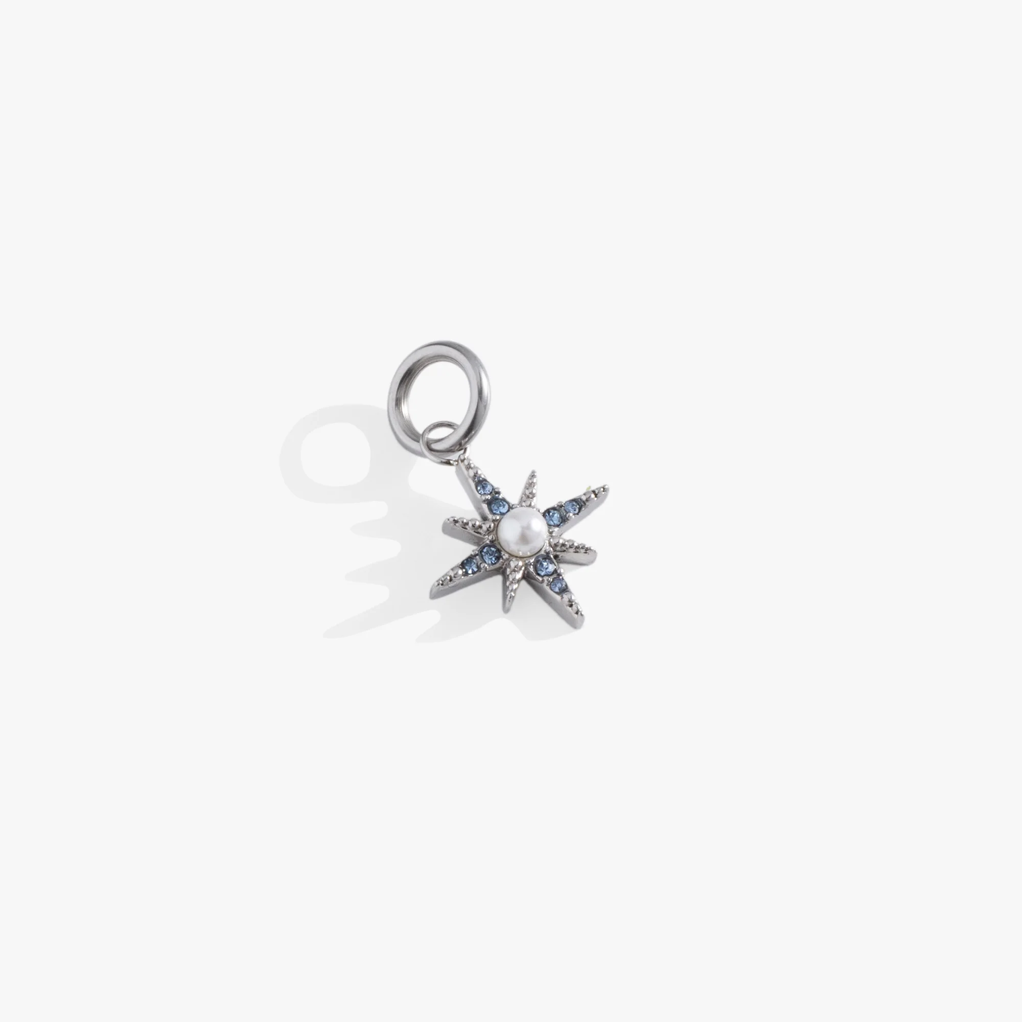 Crystal & Pearl North Star Interchangeable Charm - Image 2
