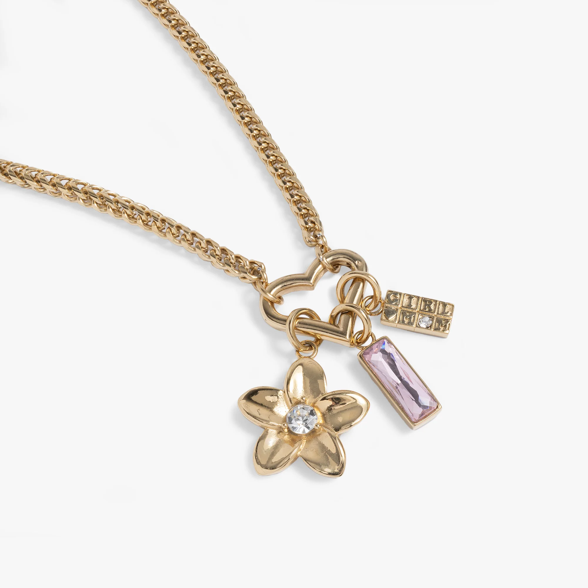 Girl Mom Interchangeable Charm Necklace - Image 3