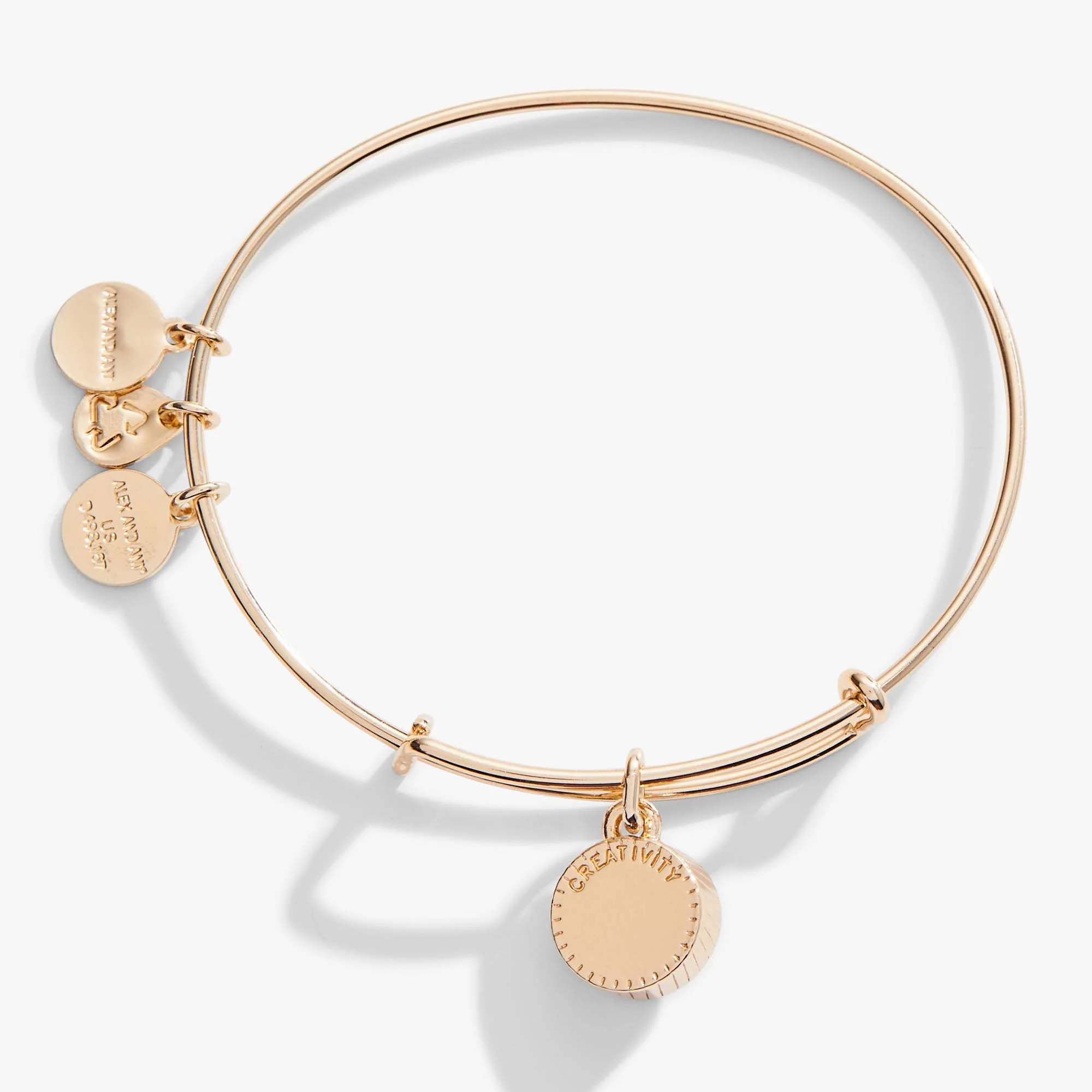 January Birthstone Charm Bangle, Scarlet - Image 6