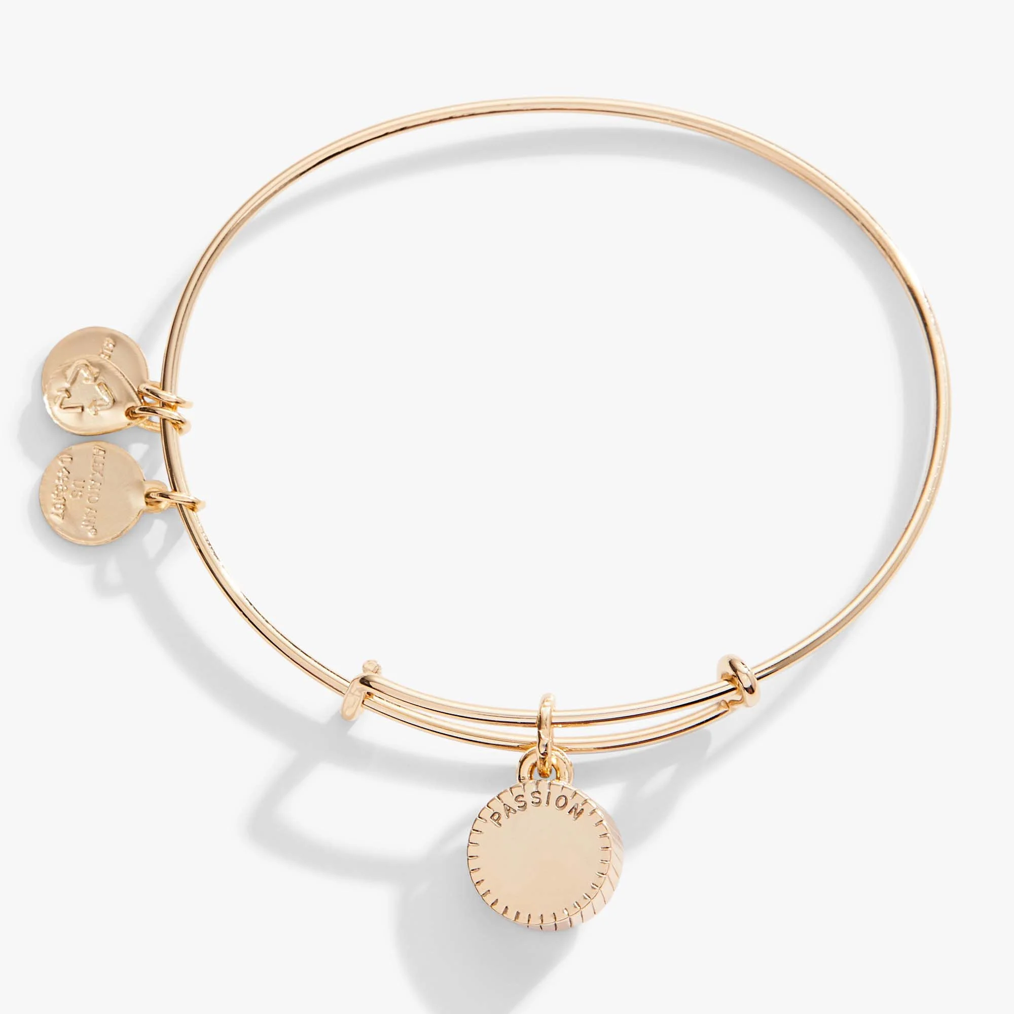 July Birthstone Charm Bangle, Ruby - Image 6