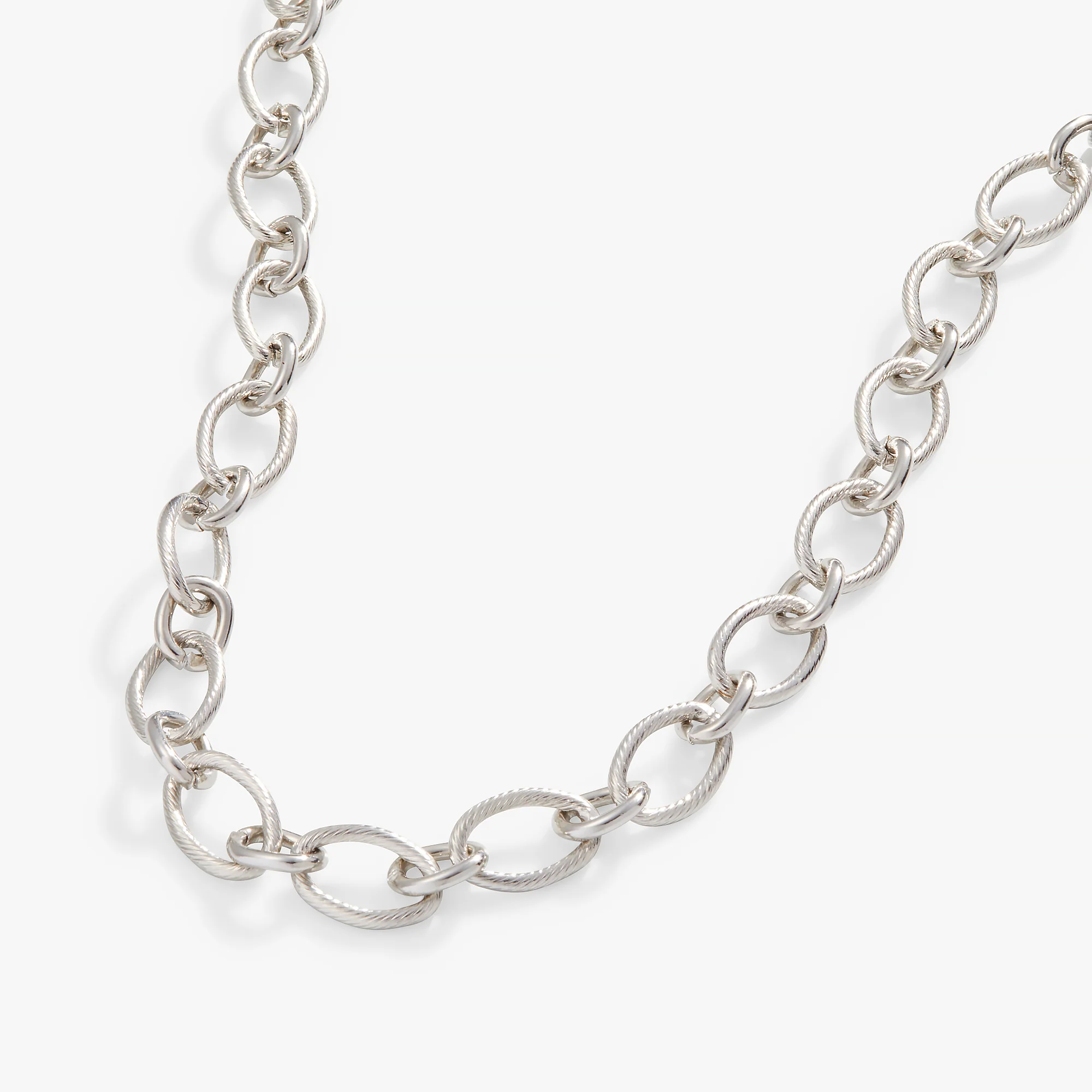 Large Link Carabiner Clasp Necklace - Image 2