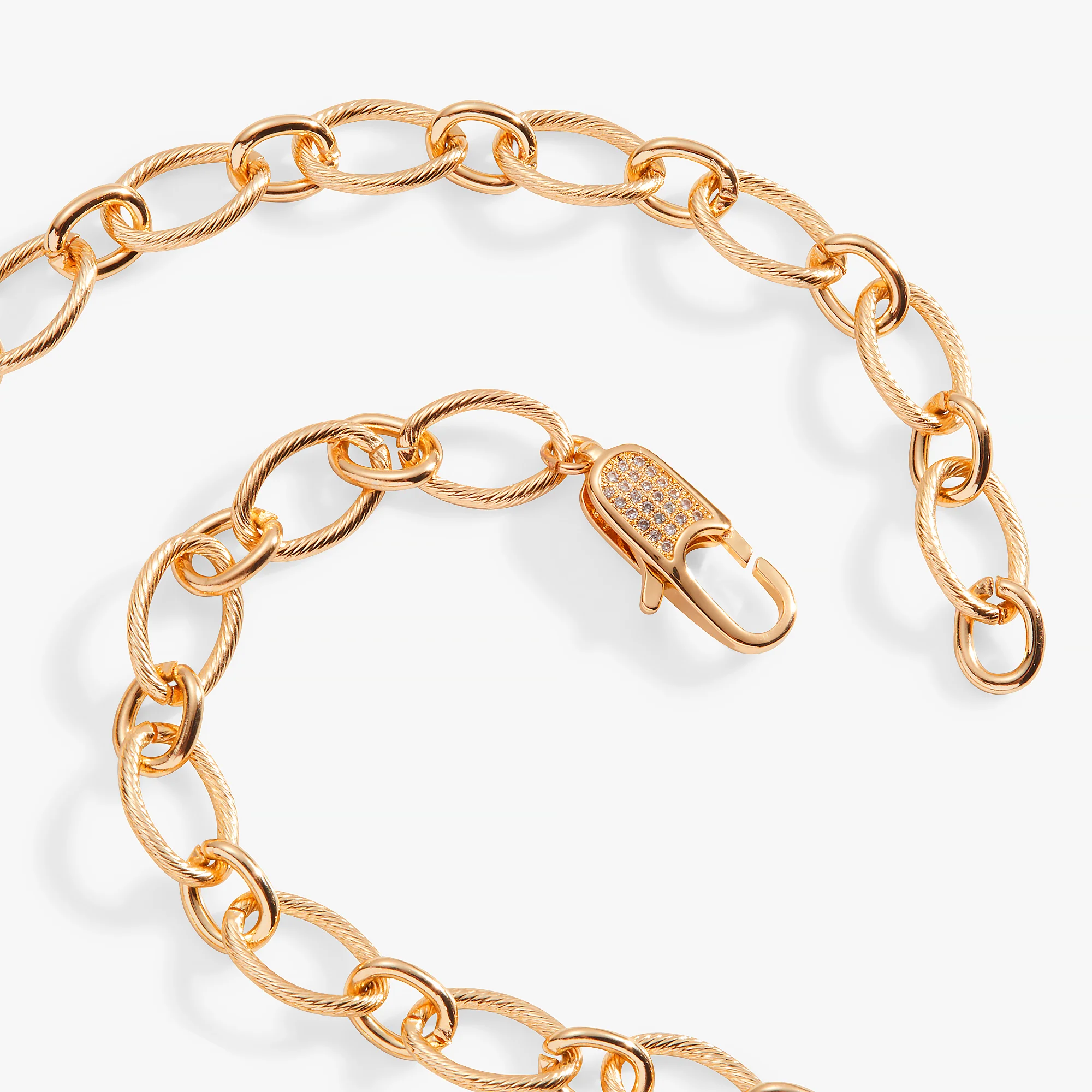 Large Link Carabiner Clasp Necklace - Image 6