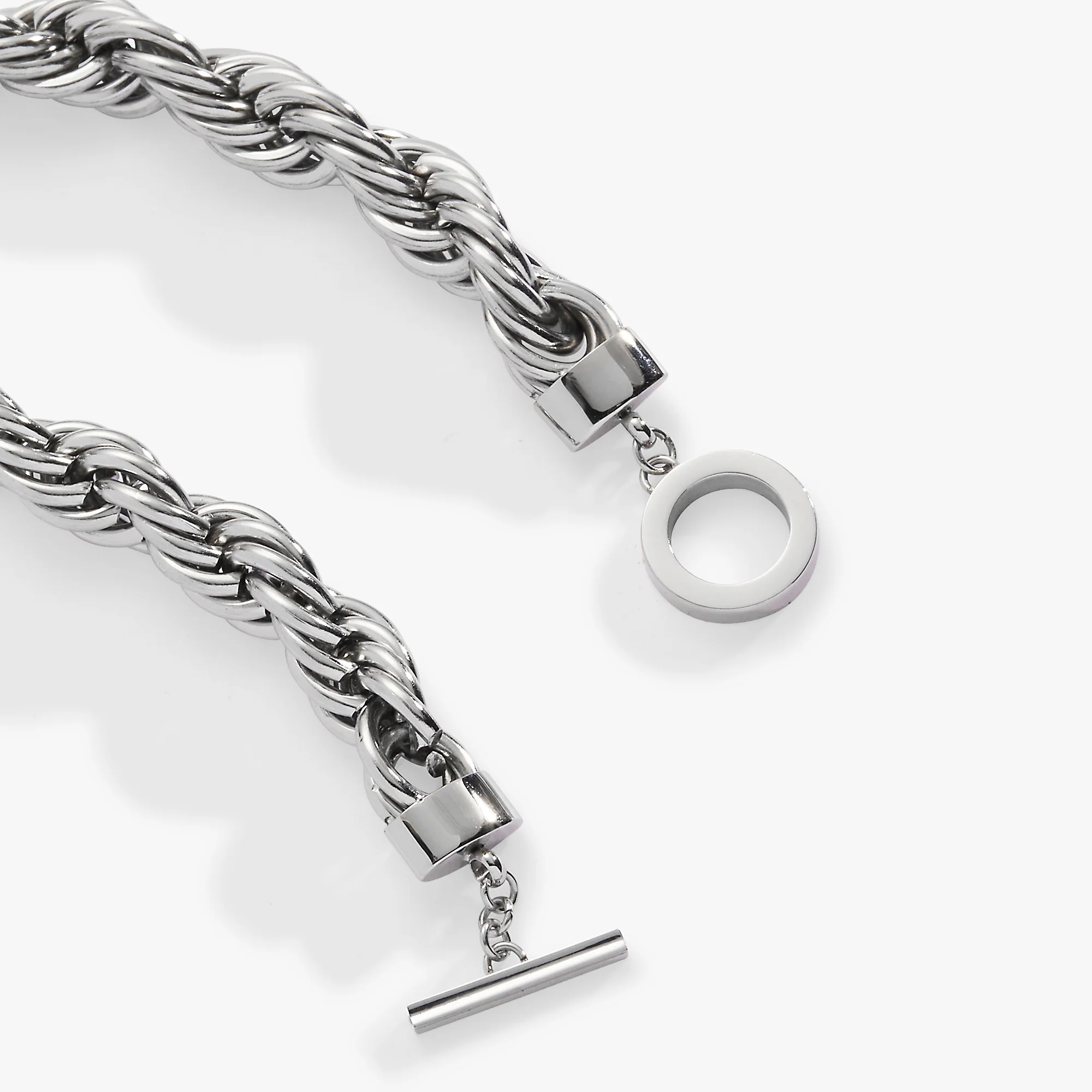 Large Rope Chain Toggle Bracelet - Image 4