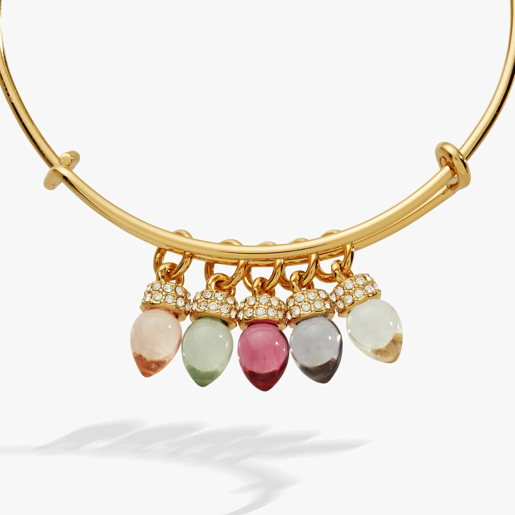 Christmas Muted Light Bulb Charm Bangle - Image 3