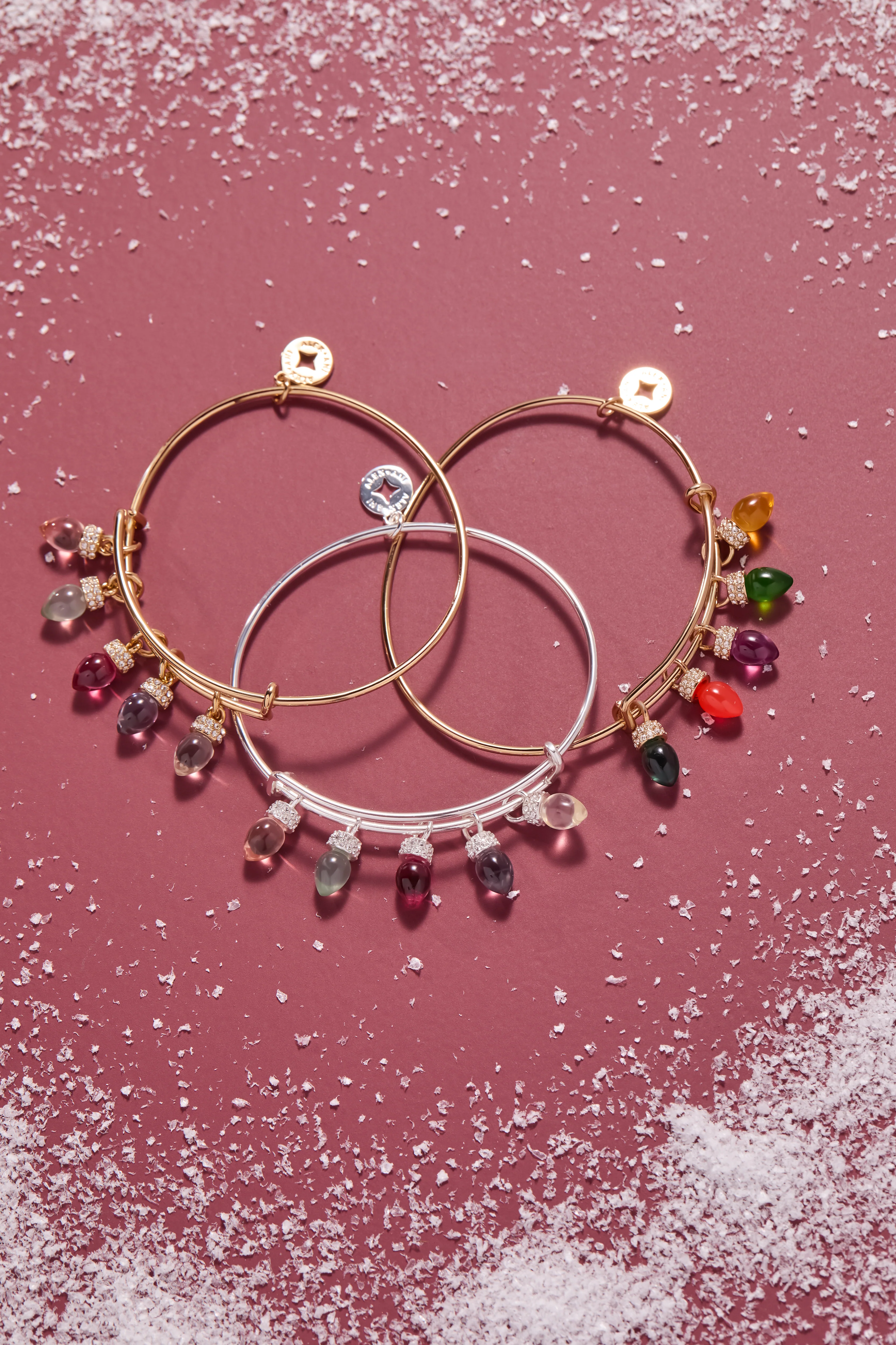 Christmas Muted Light Bulb Charm Bangle - Image 7