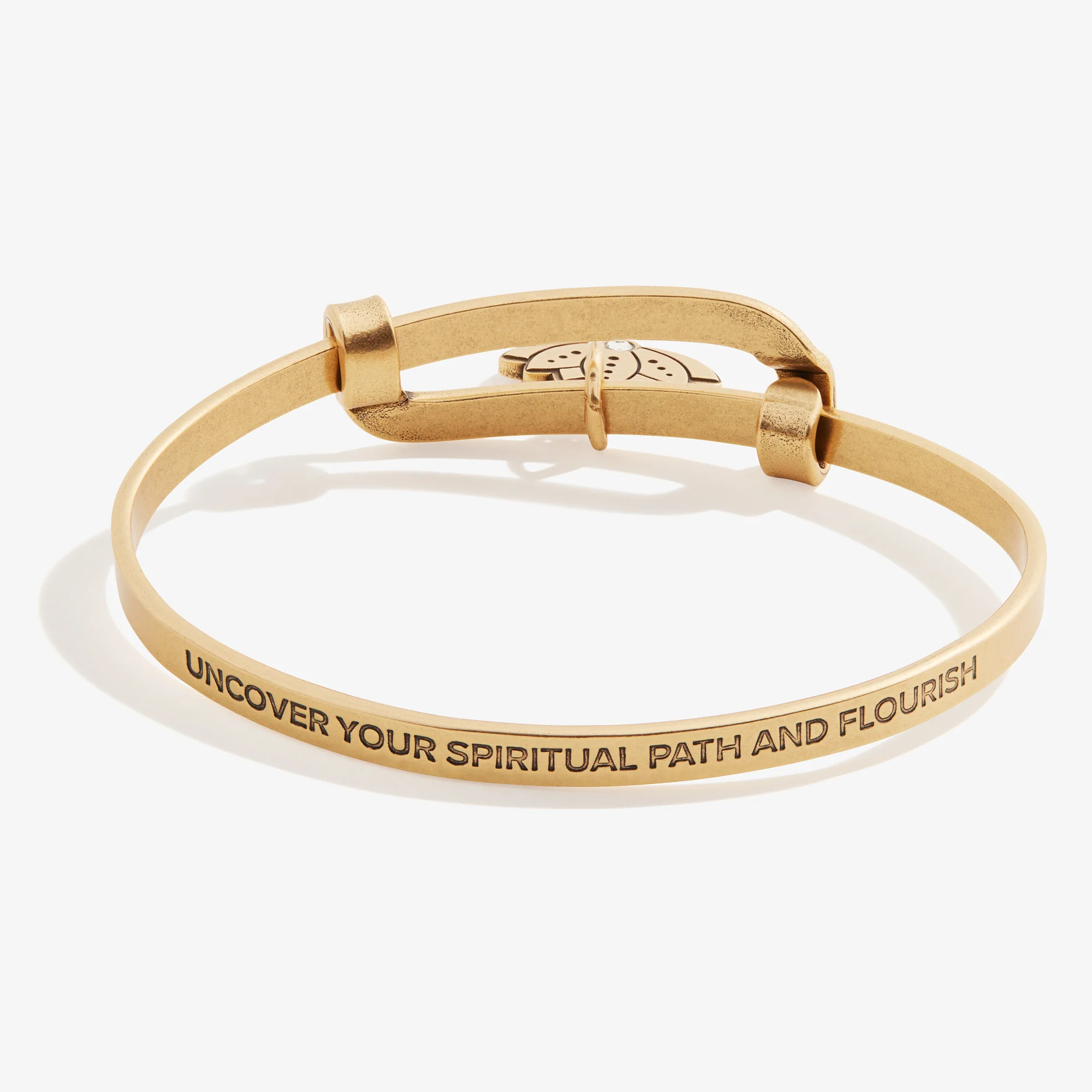 Motivation Lotus Charm Bangle - Image 2
