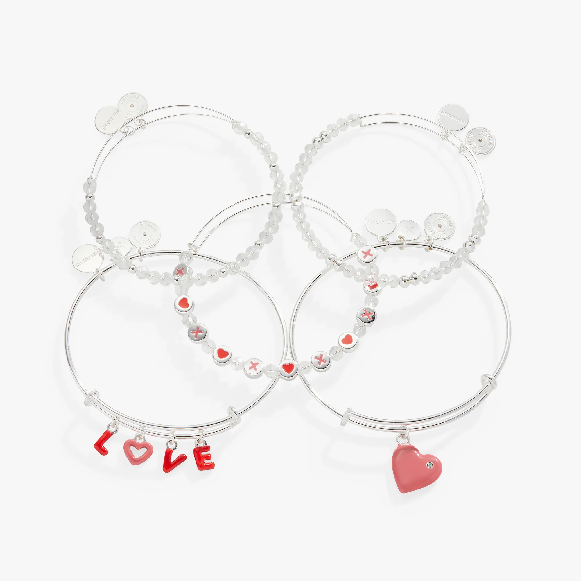 LOVE' Charm Bangle, Set of 5 - Image 3