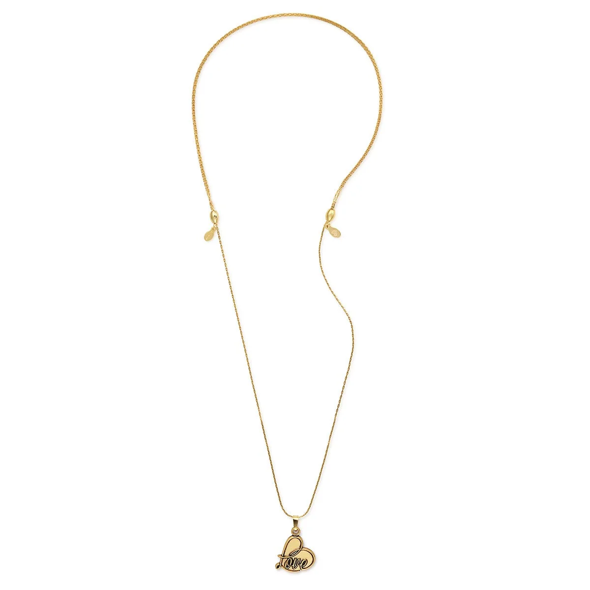 'Love' Charm Necklace - Image 4
