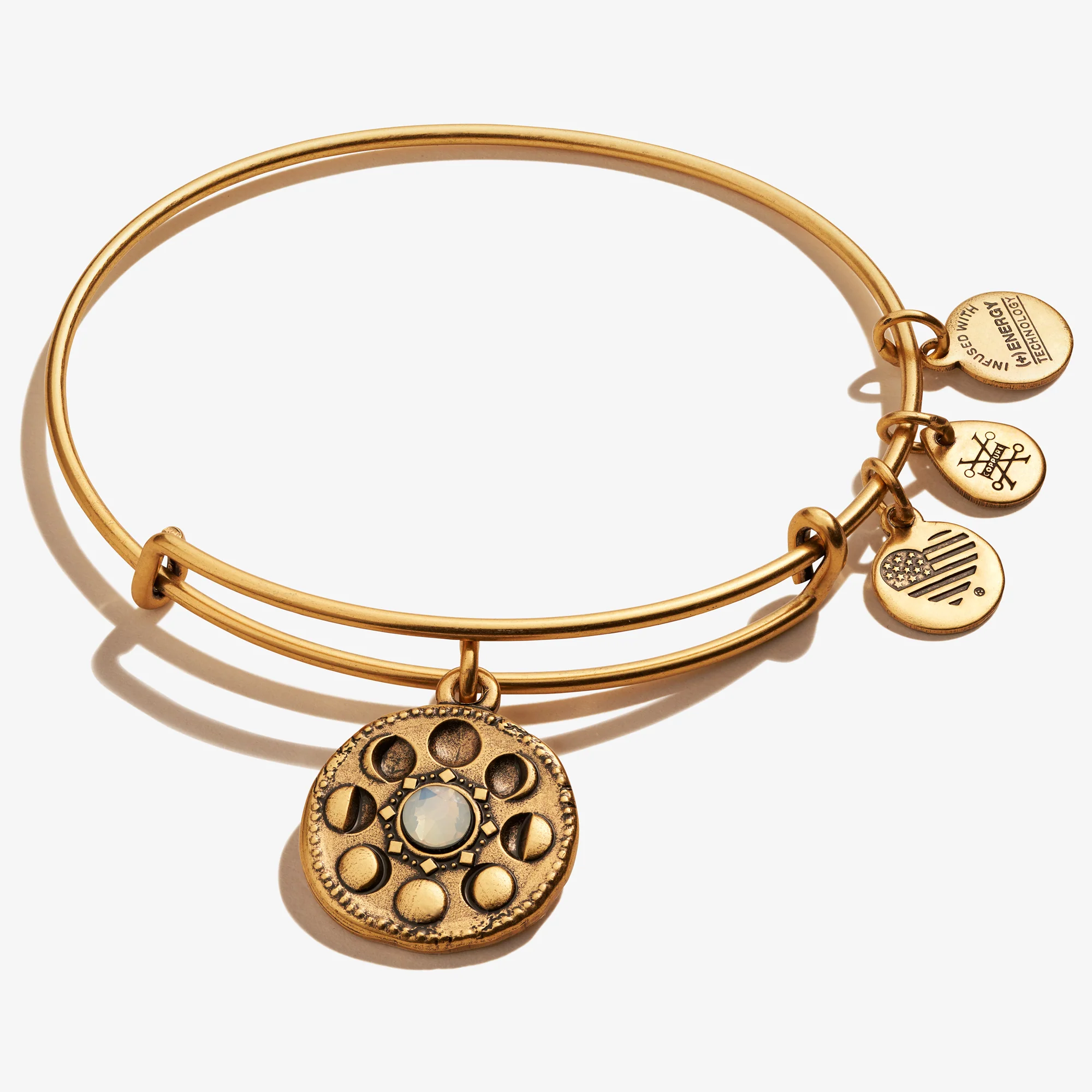 Moon Phase Charm Bangle - Image 3