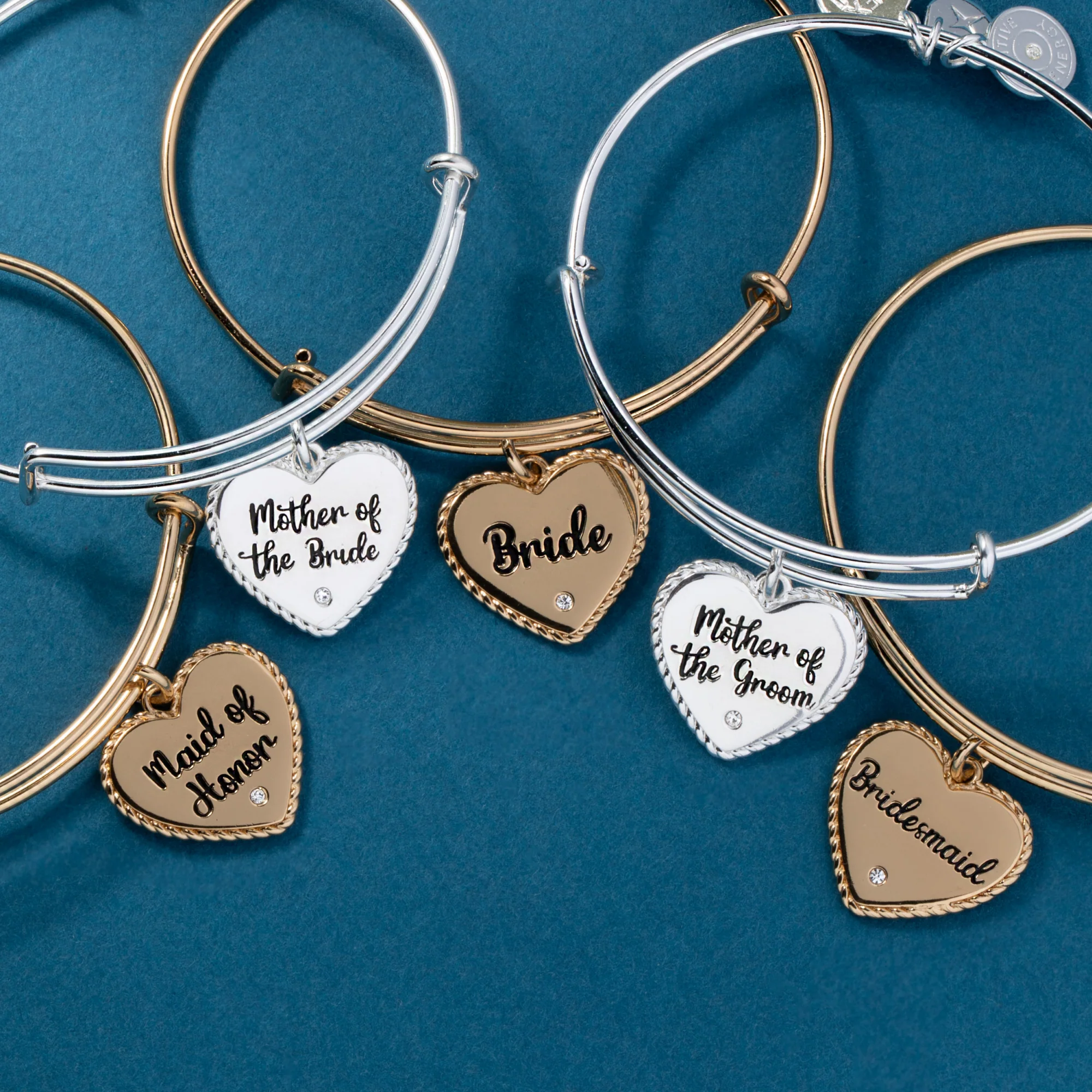 Maid of Honor Heart Bangle - Image 3