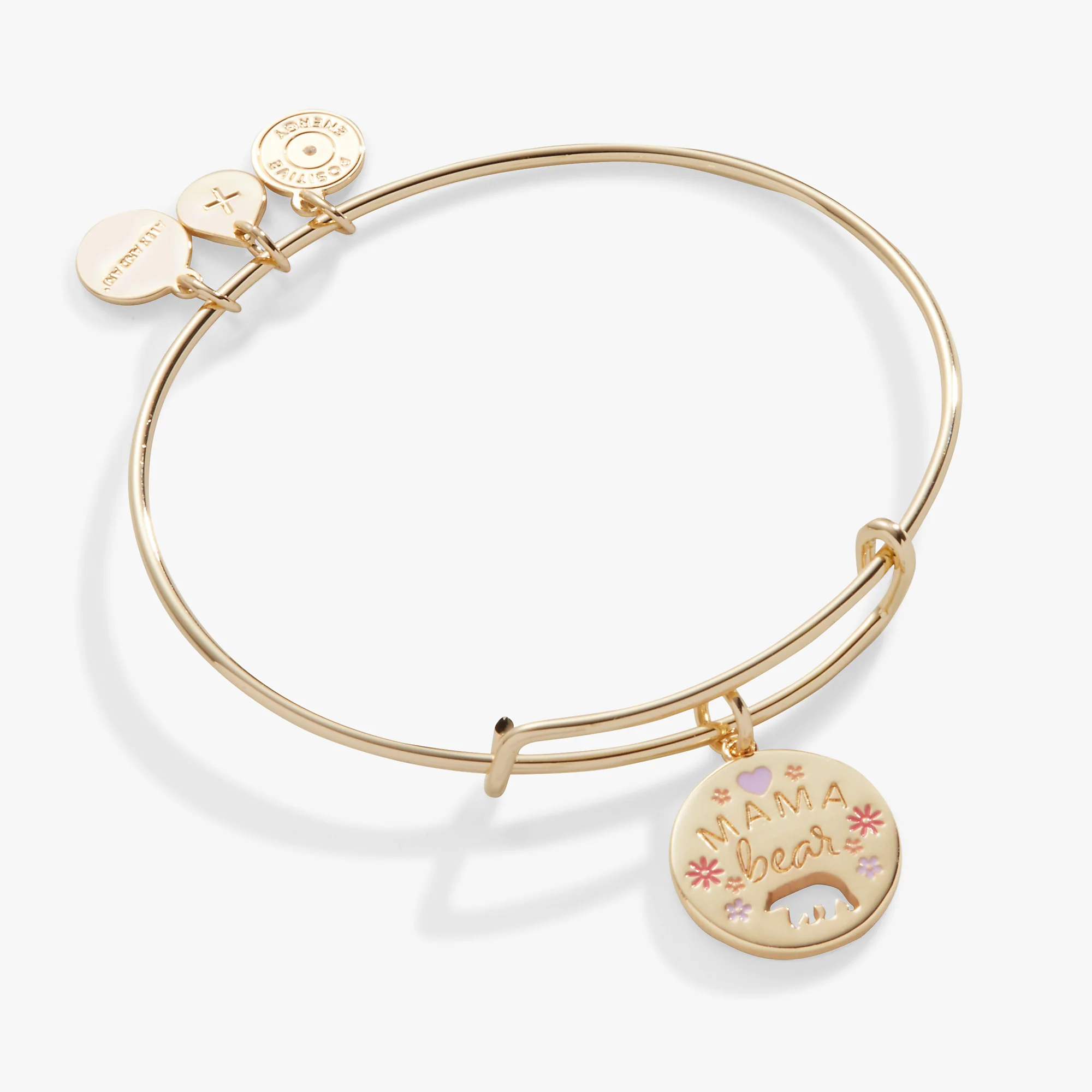 Mama Bear Charm Bangle Bracelet - Image 2