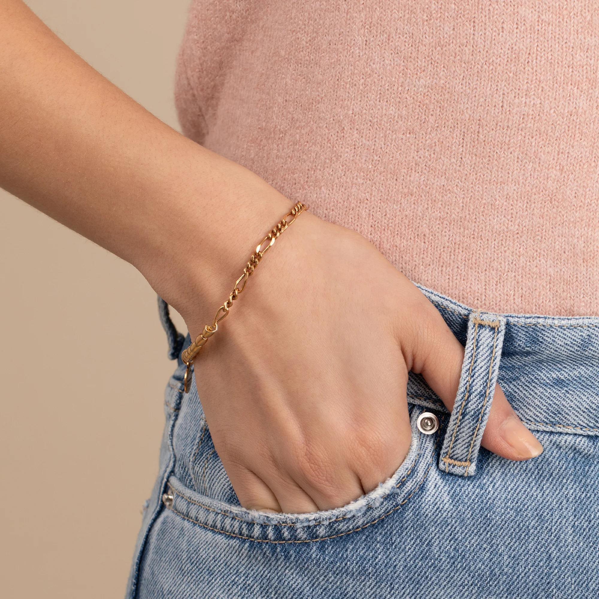 Mini Links Stretch Bracelet - Image 4