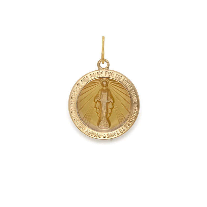 Mother Mary Pendant Charm, Large - Image 3