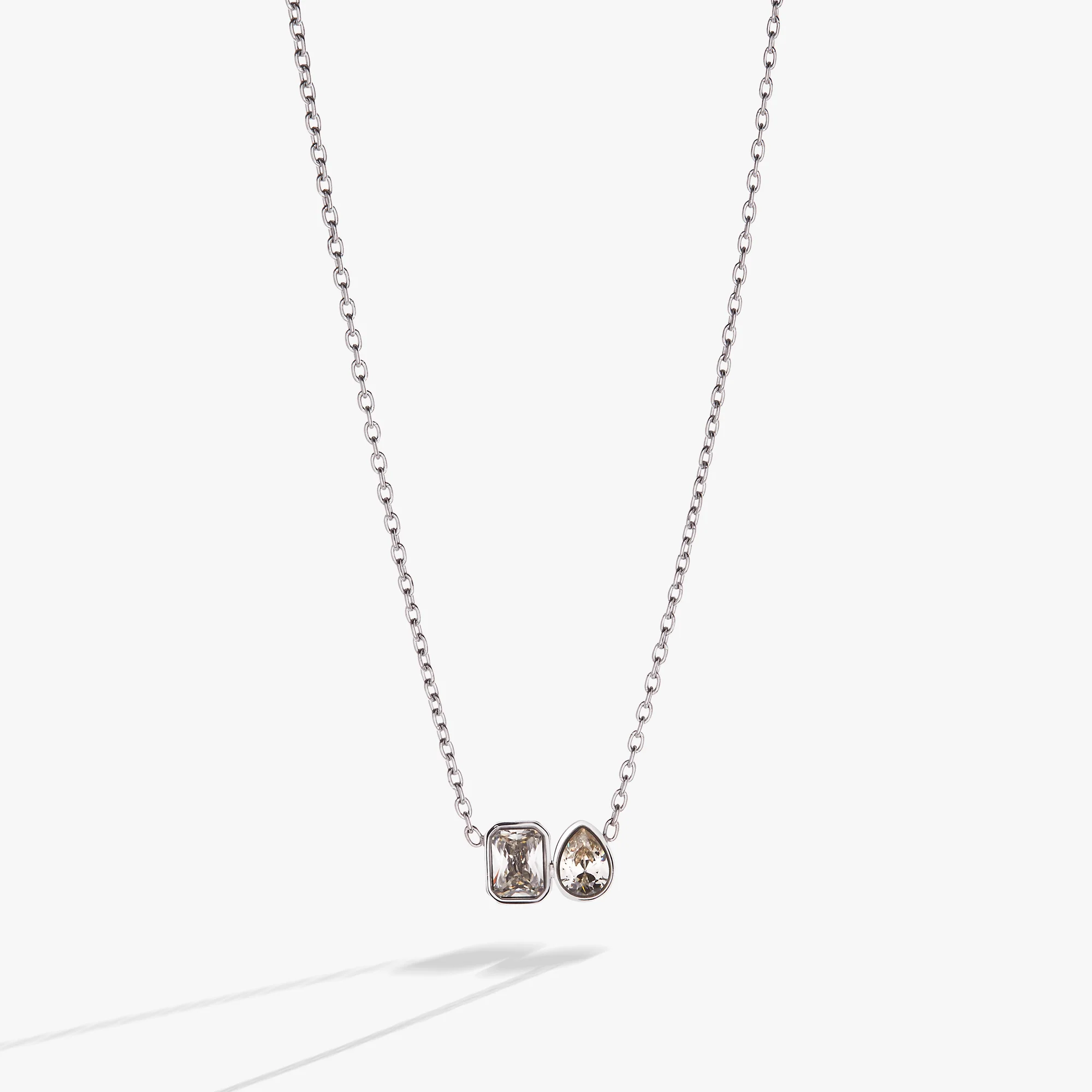 Toi et Moi Two Stone Necklace - Image 5