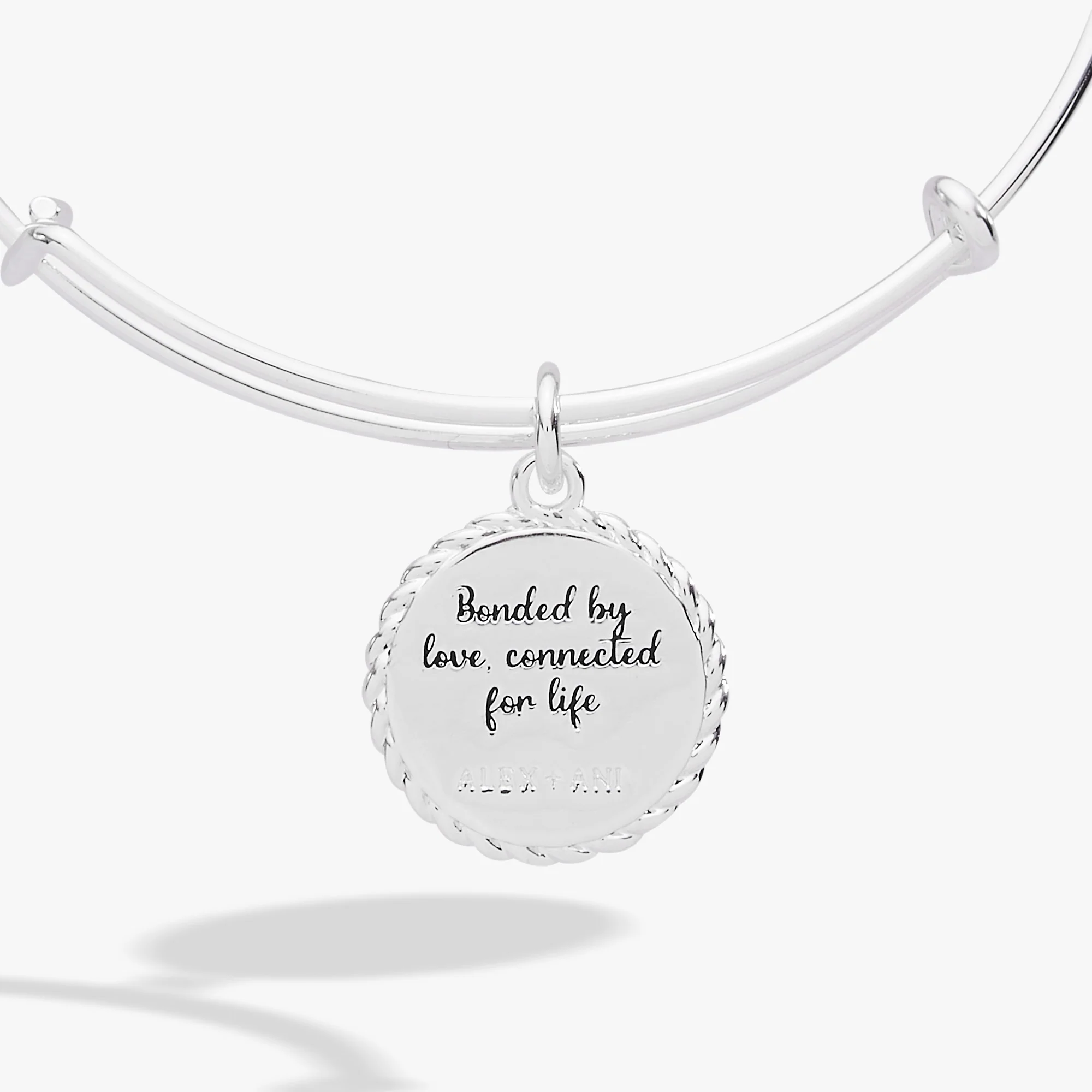 Mom 'Bonded By Love, Connected For Life' Charm Bangle - Image 5