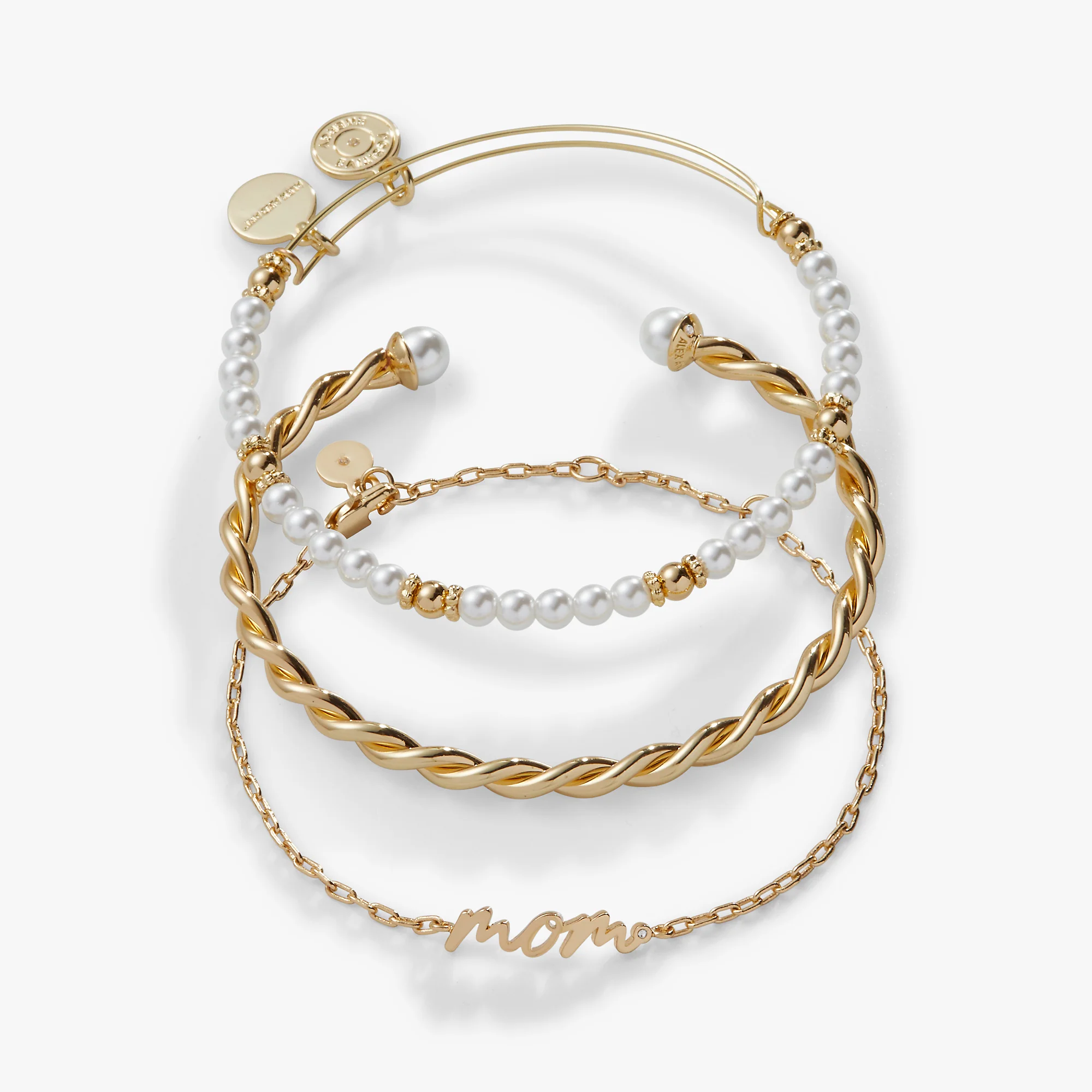 Mom Script Bracelet, Set of 3 - Image 4