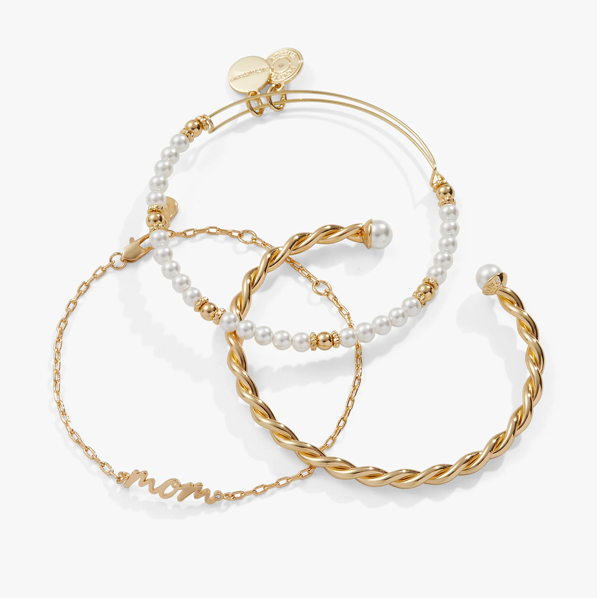 Mom Script Bracelet, Set of 3 - Image 5