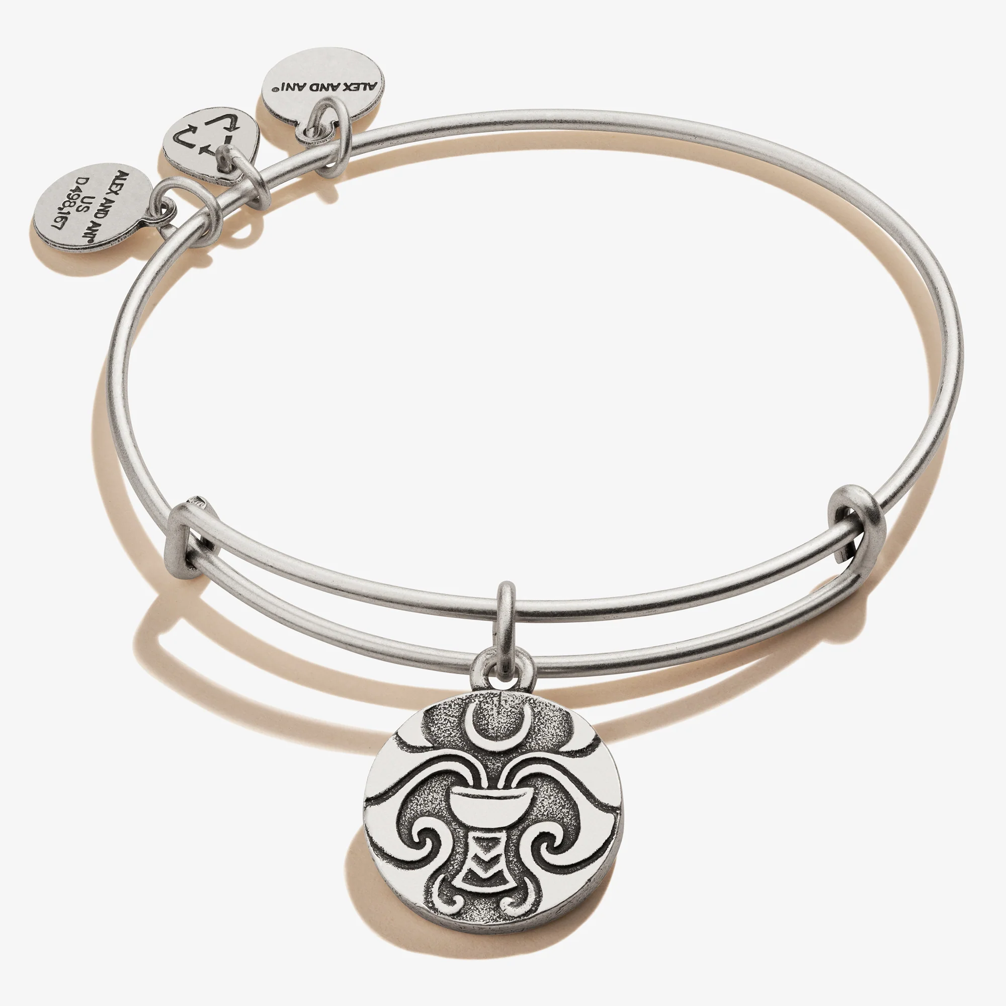 Moon + Star Charm Bangle - Image 2