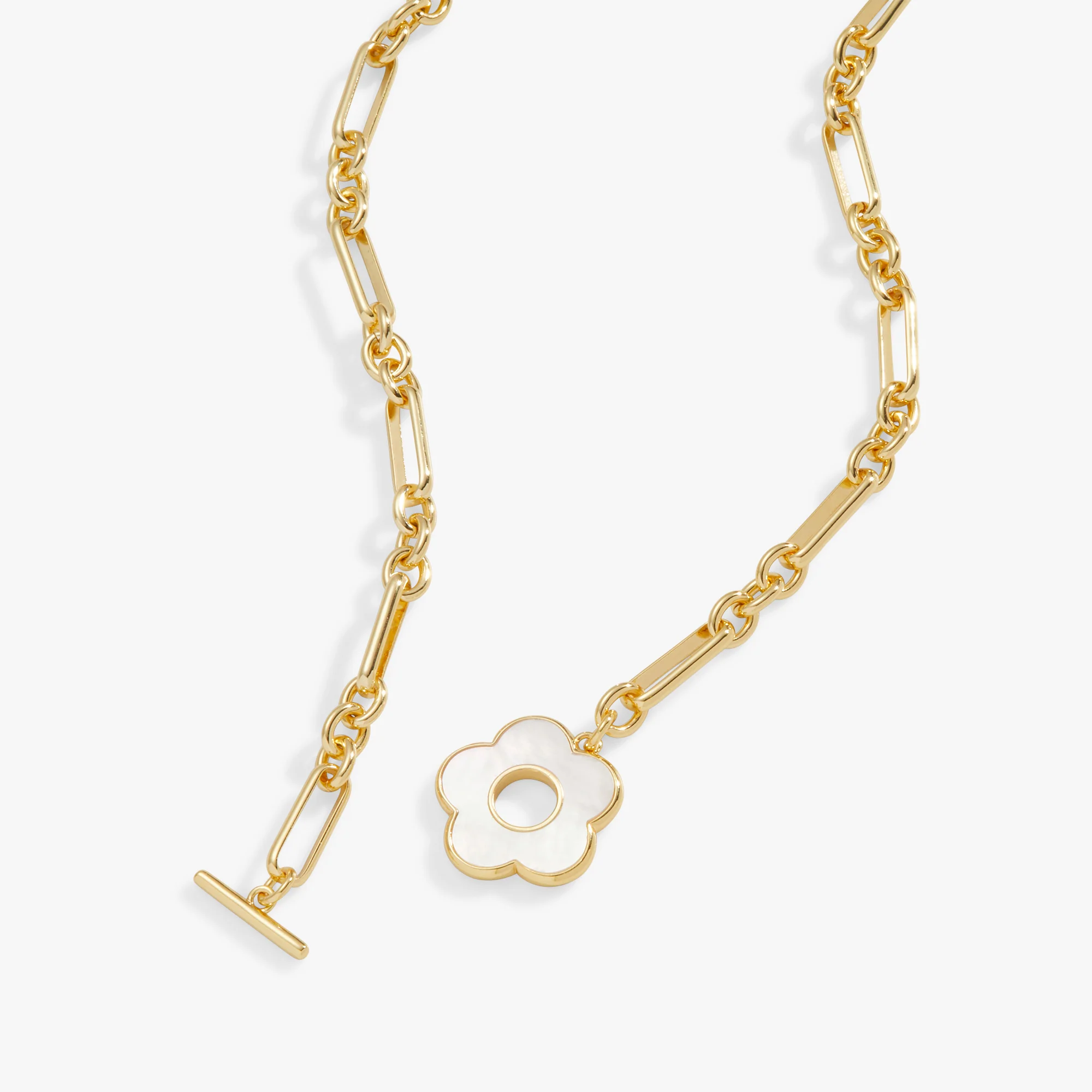 Daisy Mother of Pearl Toggle Necklace - Image 3