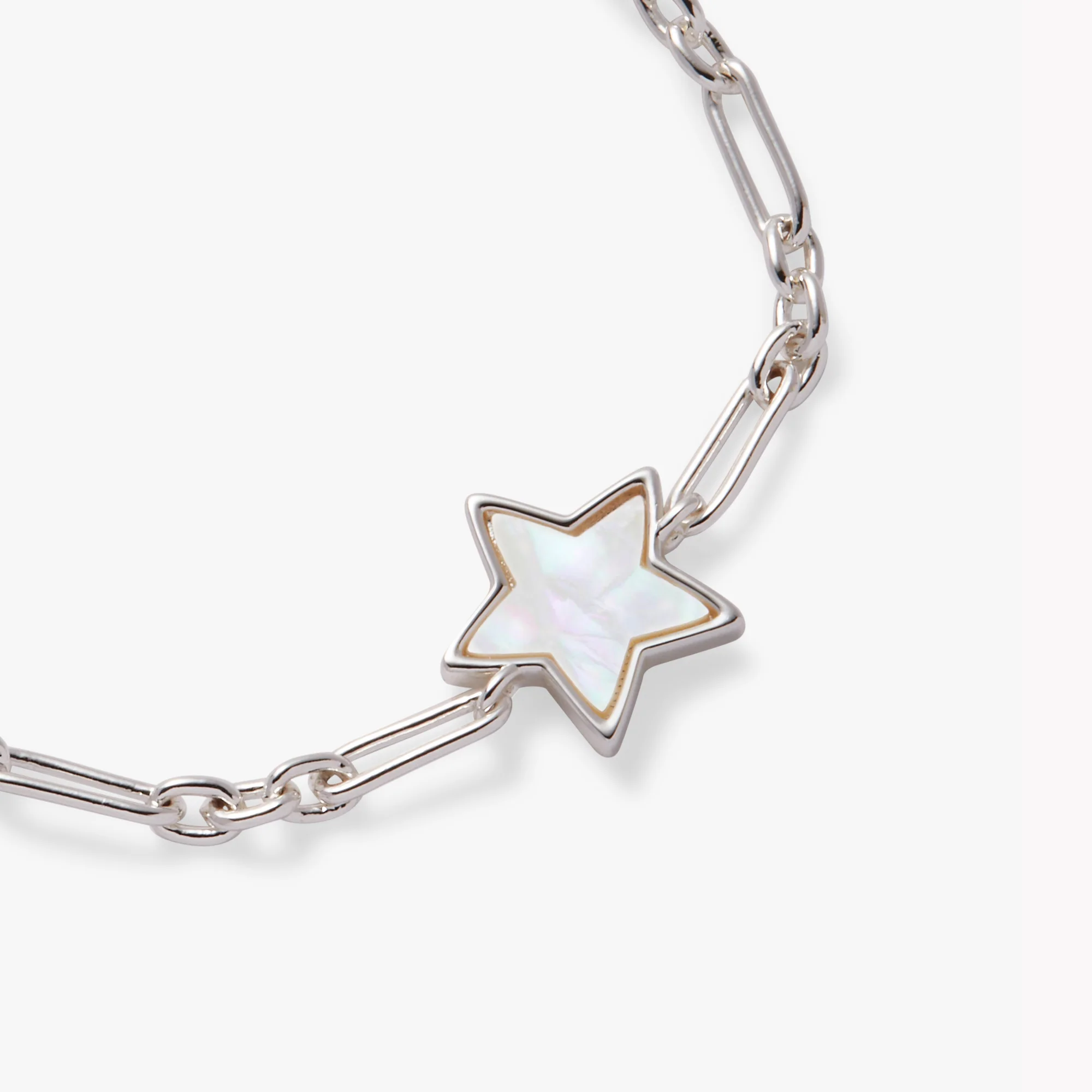 Star Mother of Pearl Adjustable Bracelet - Image 2