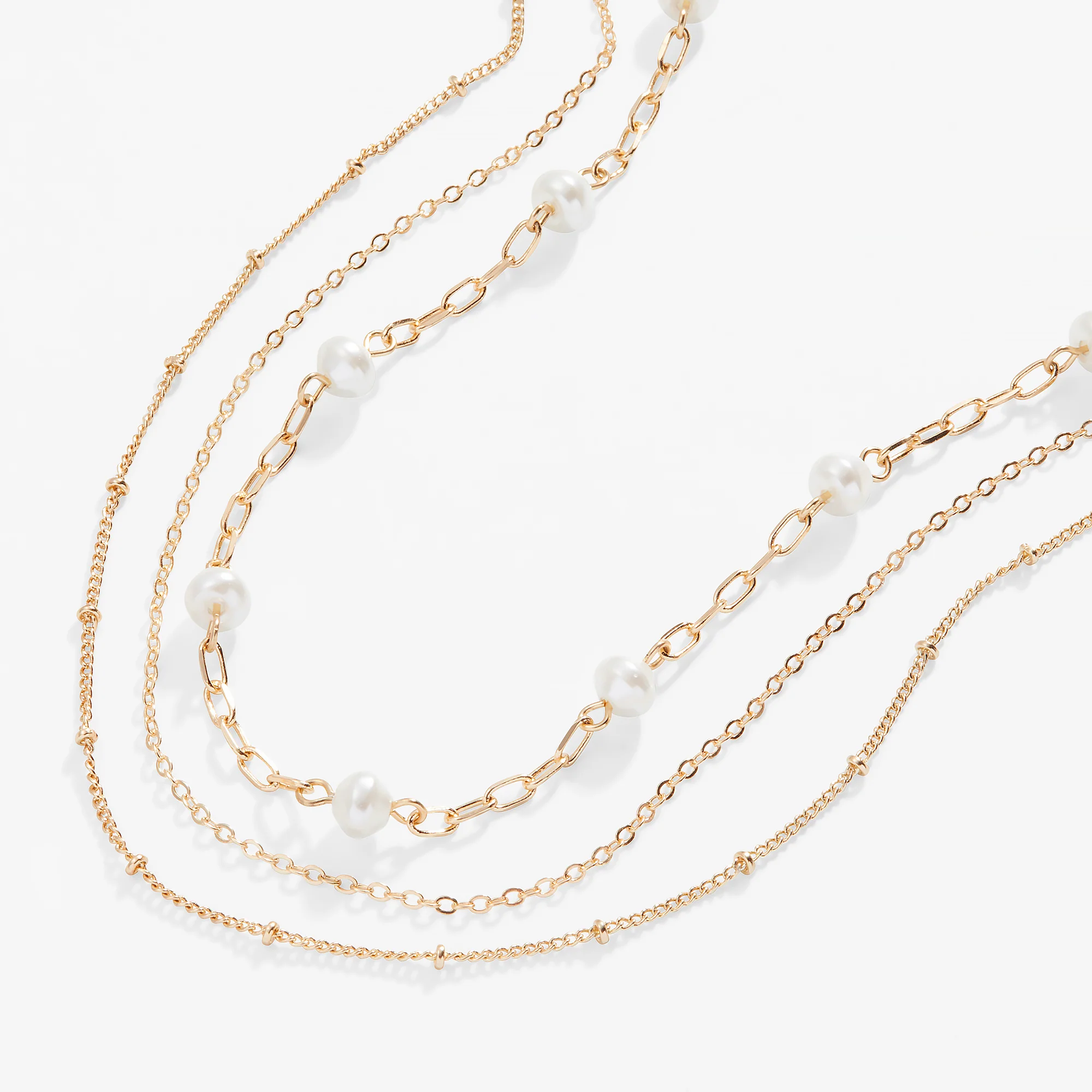 Multi-Chain Carabiner Clasp Necklace - Image 6
