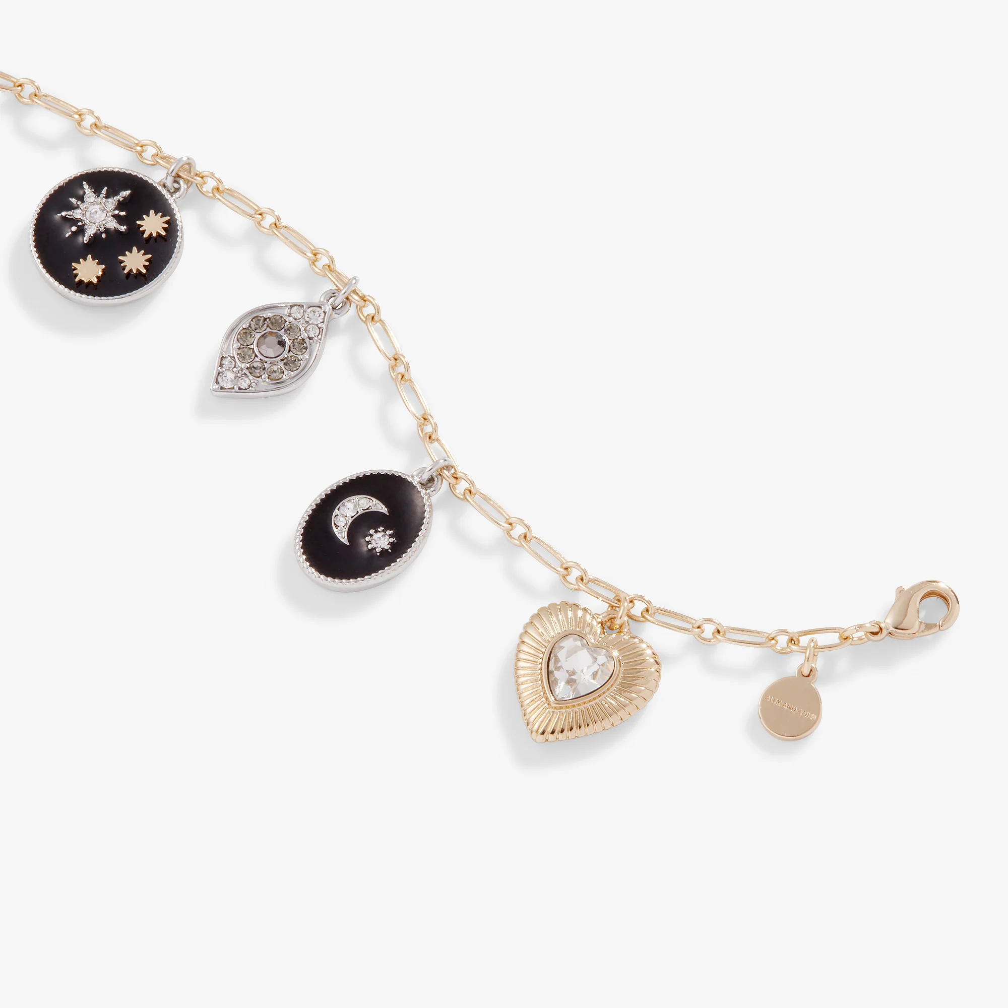 Multi-Charm Celestial Chain Bracelet - Image 4