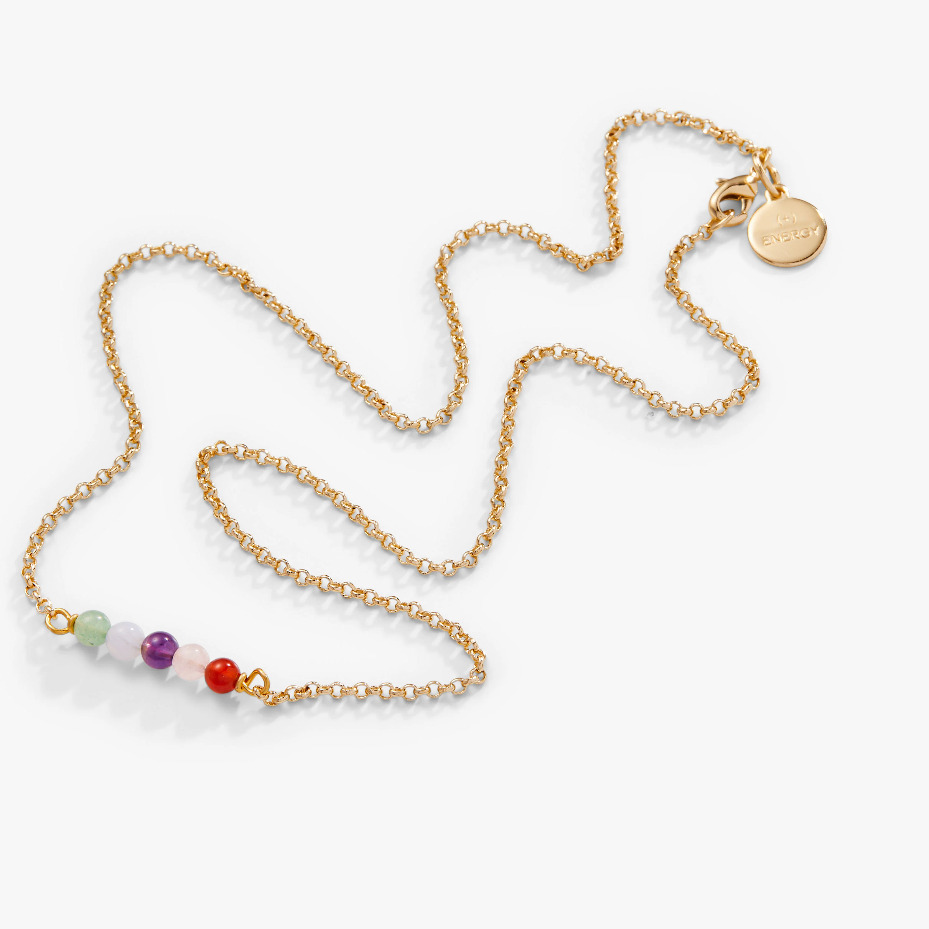 Multi-Gemstone Chain Necklace - Image 8