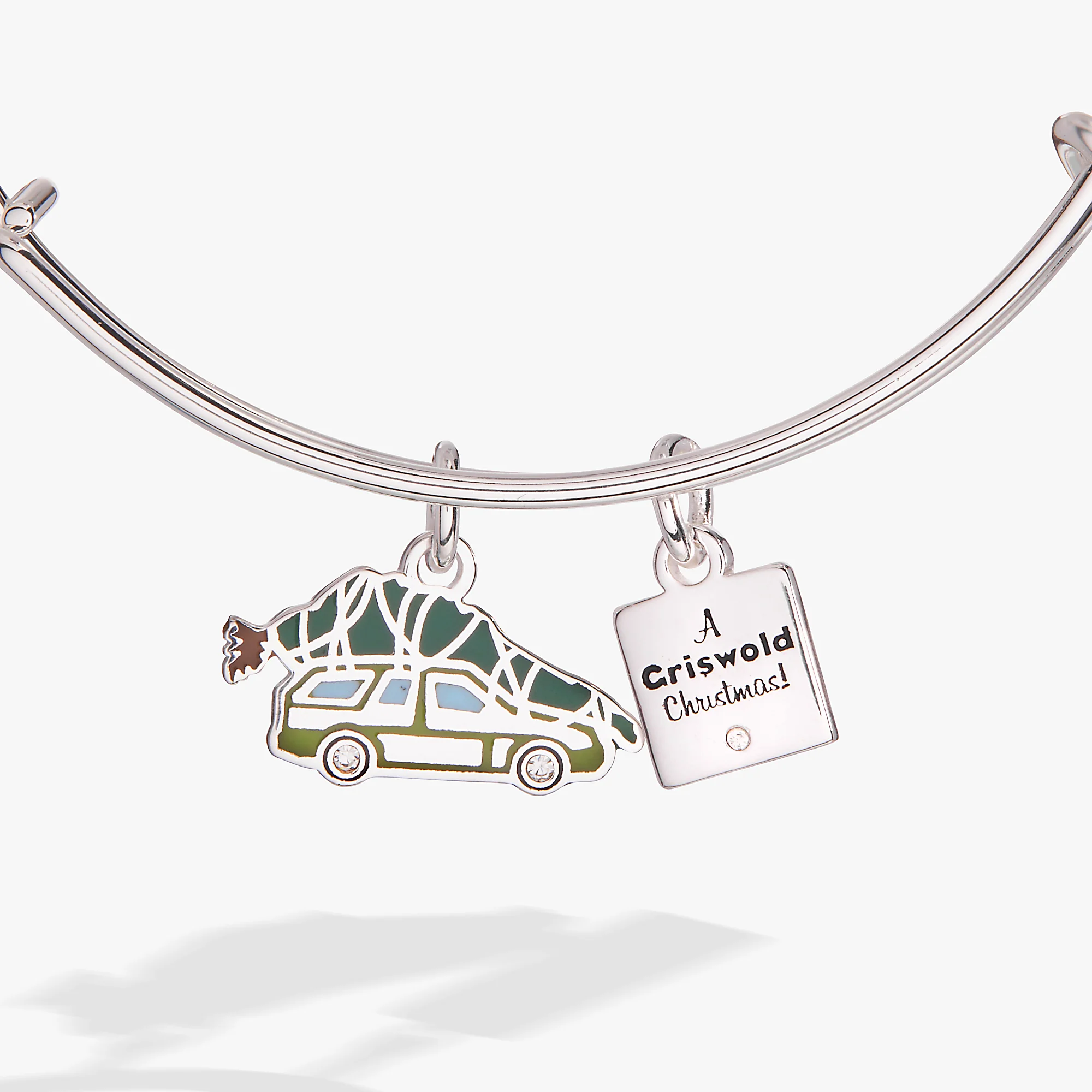 NATIONAL LAMPOON'S CHRISTMAS VACATION™ 'A Griswold Christmas' Duo Charm Bangle - Image 3