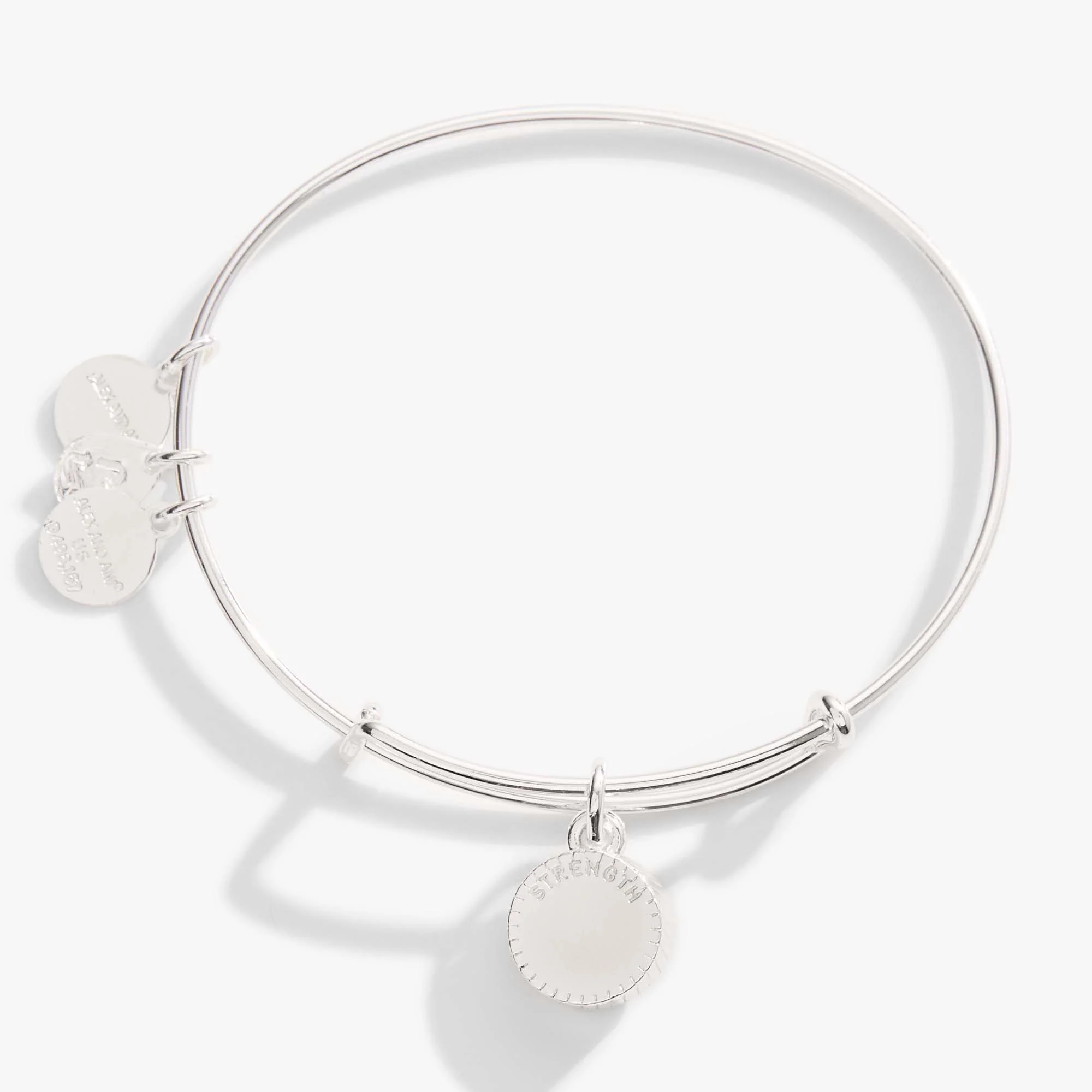 November Birthstone Charm Bangle, Topaz - Image 6