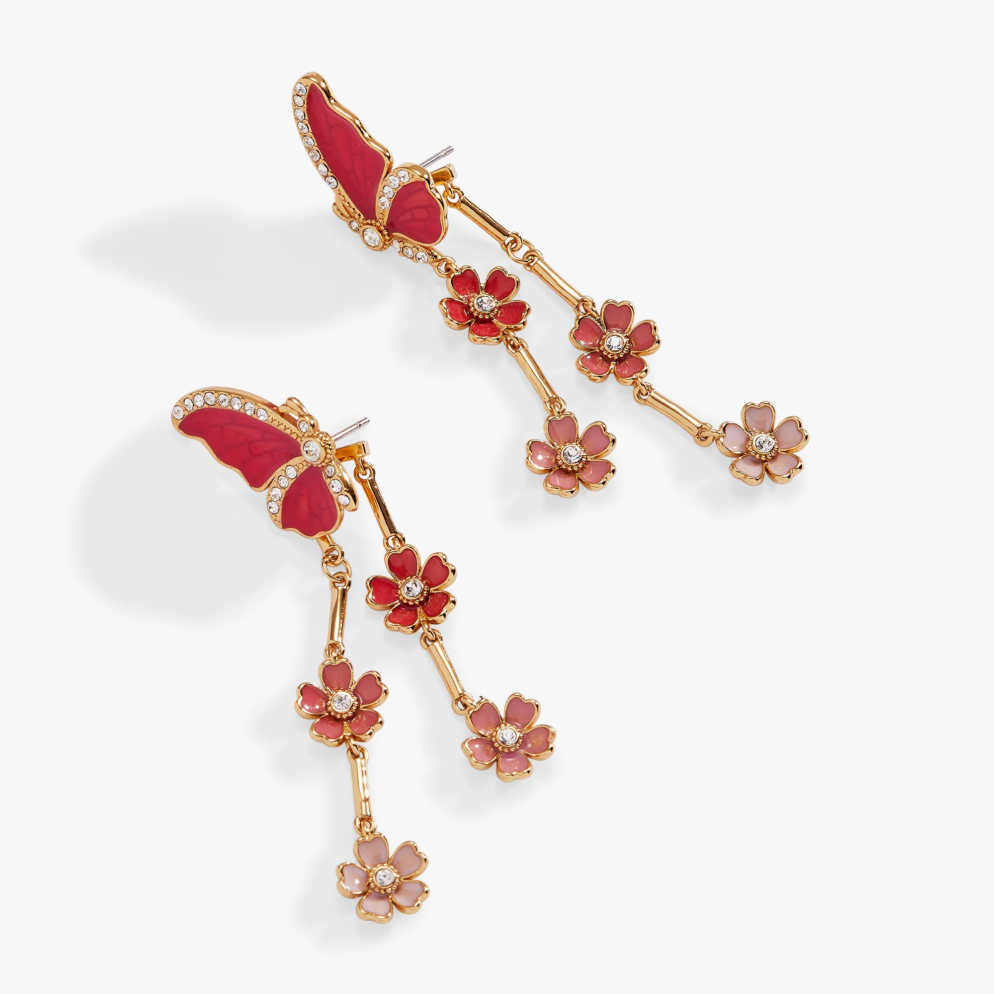 New York Botanical Garden® 2-in-1 Butterfly Statement Earrings - Image 7