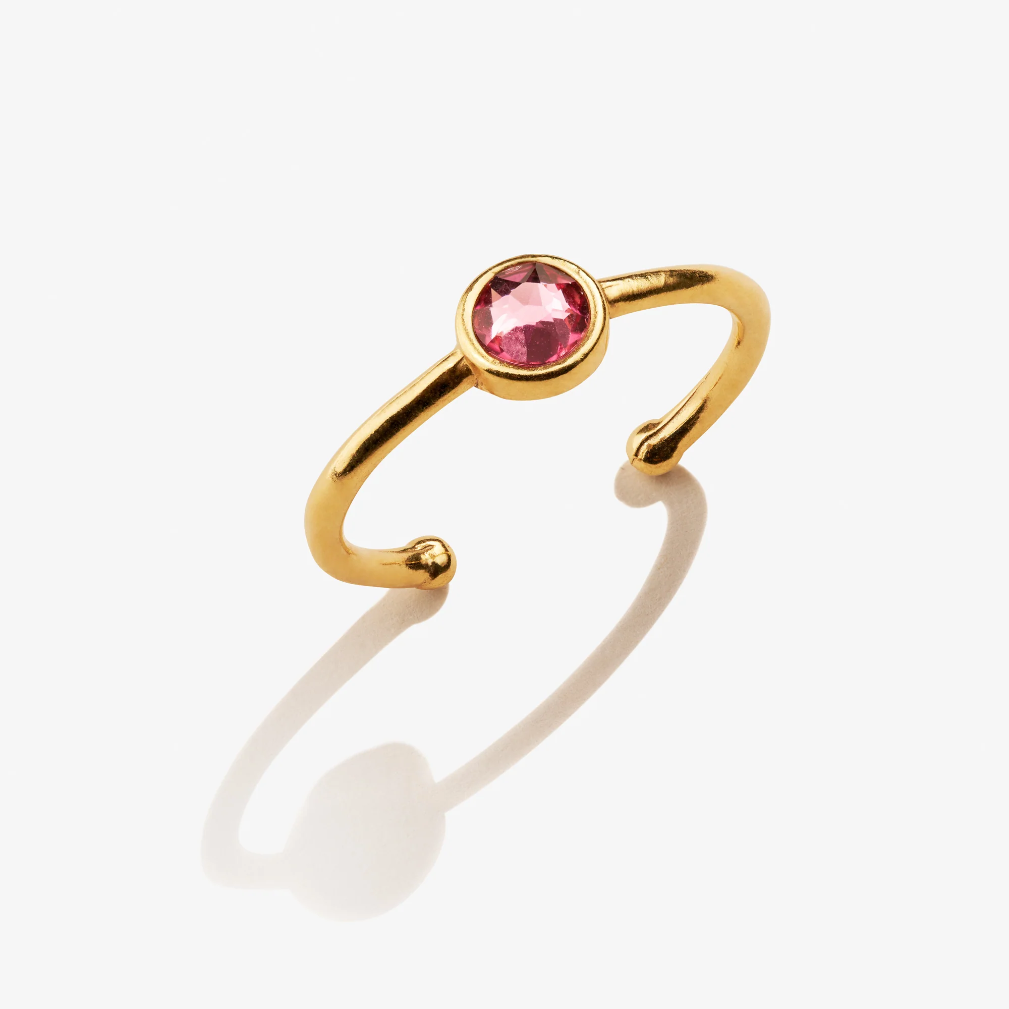 Rose Birthstone Ring, October - Image 2