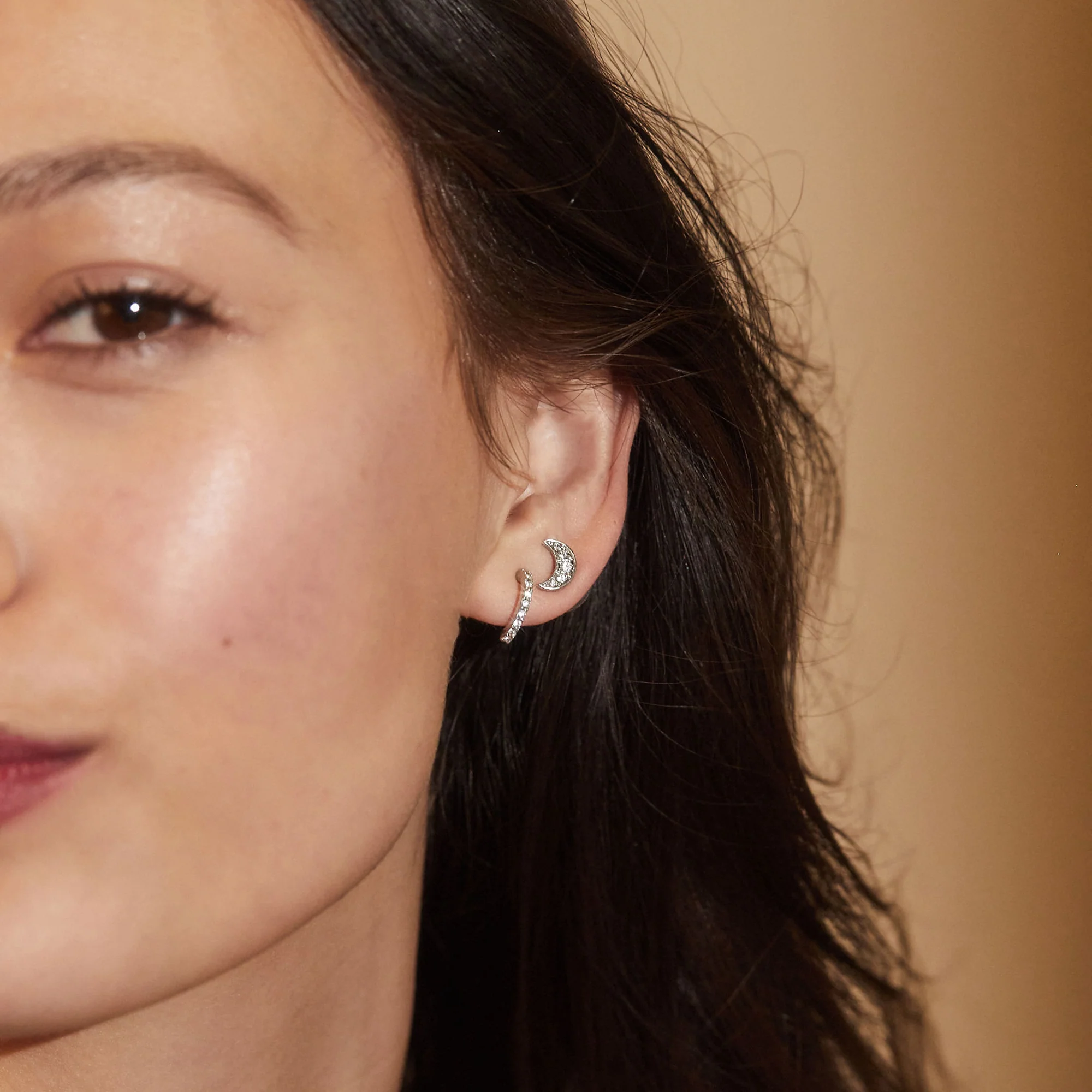 Pavé Celestial Earrings, Set of 3 - Image 5