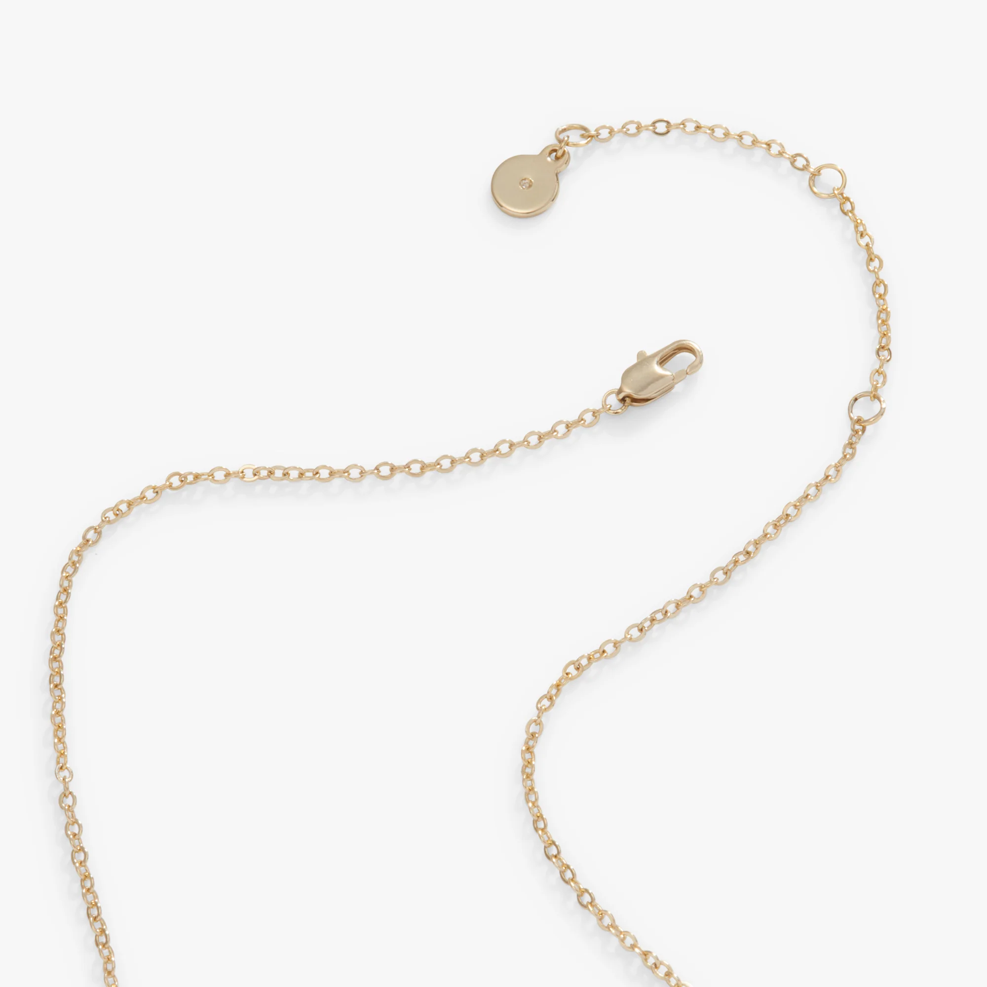 Pavé Cross Necklace, Adjustable - Image 6