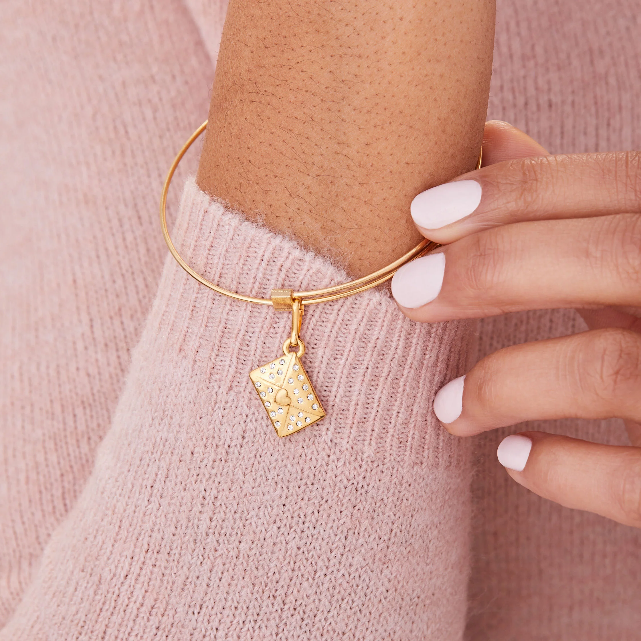 Pavé Love Letter Charm - Image 3