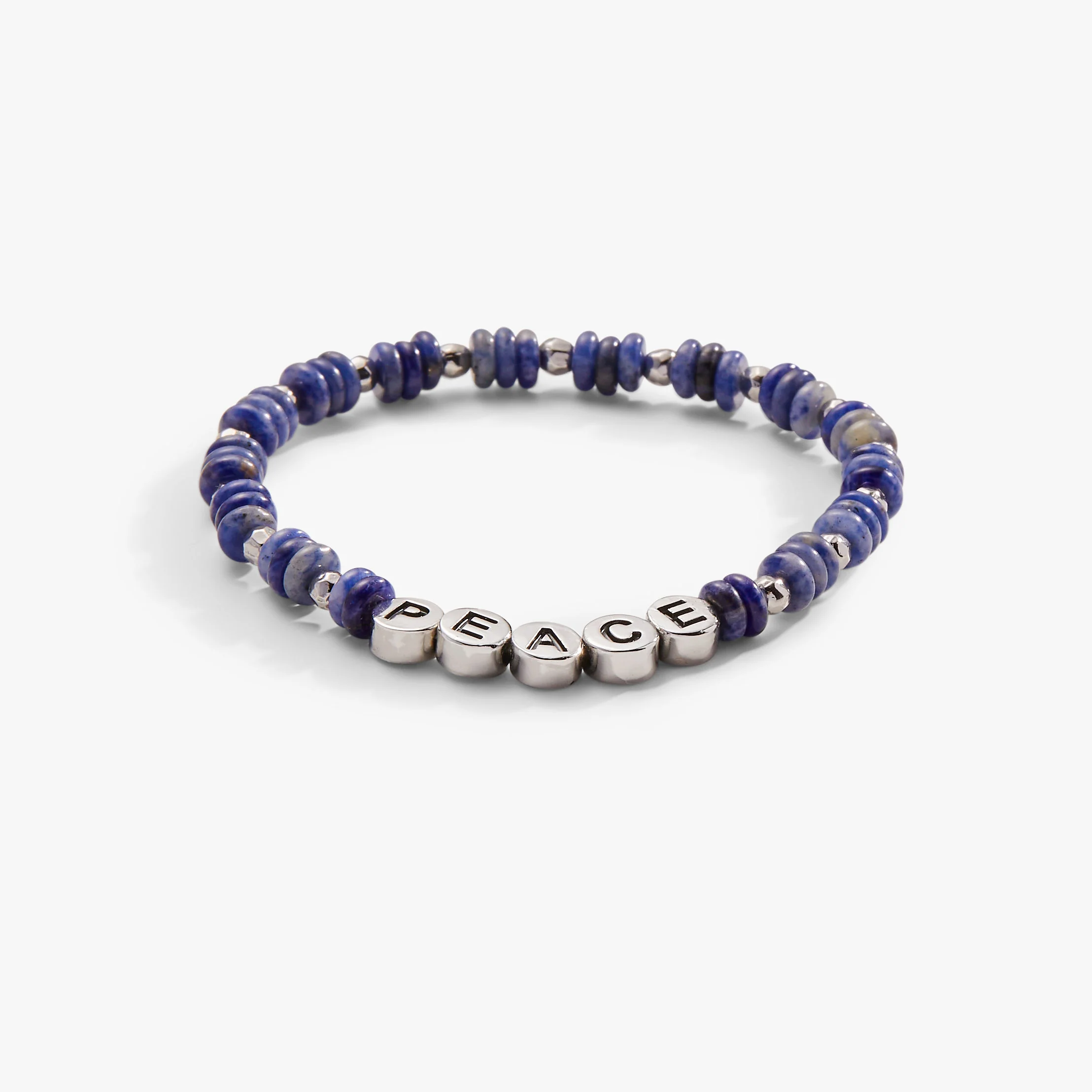 'Peace' Sodalite Stretch Bracelet - Image 4