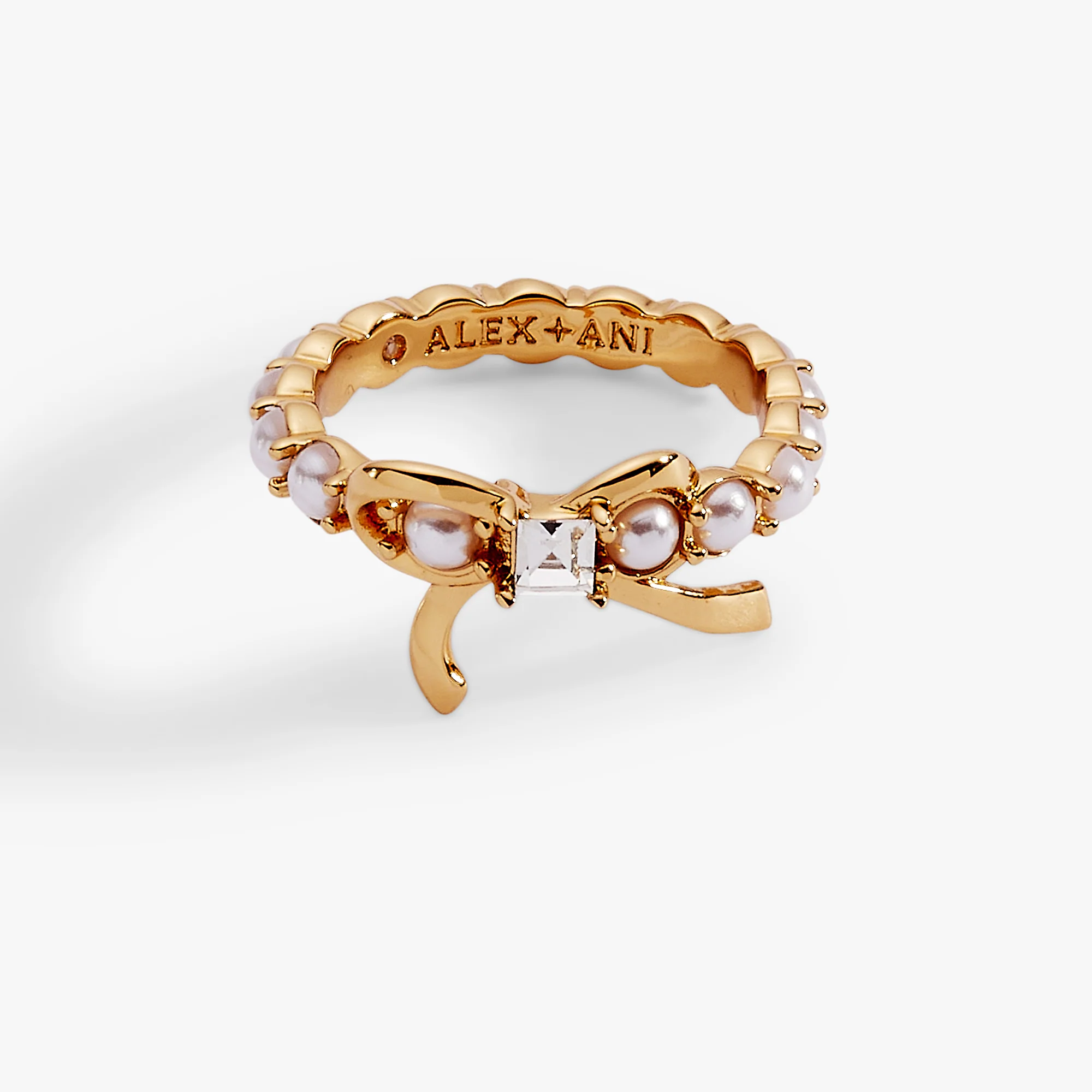 Bow Pearl Coquette Ring - Image 2
