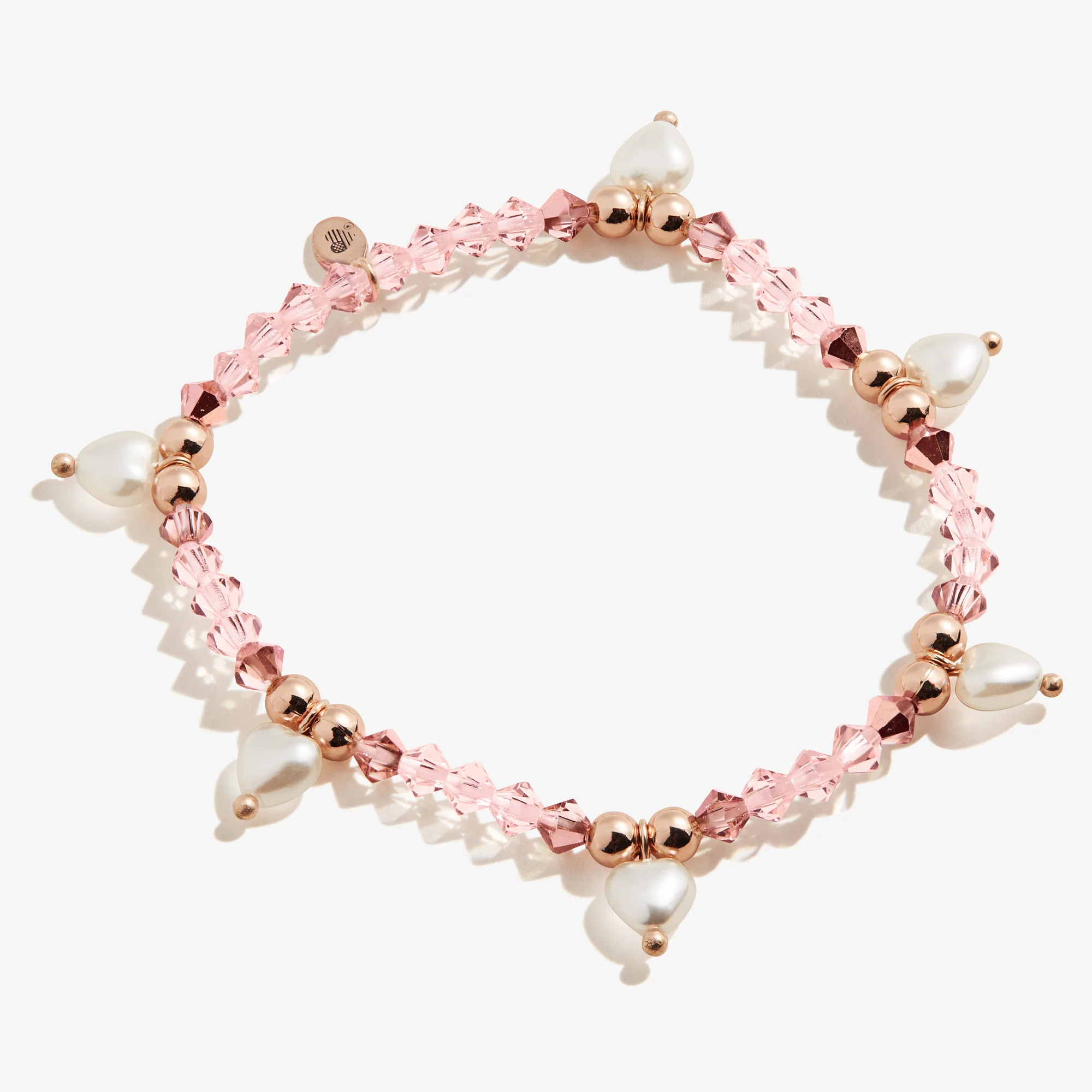 Pearl Hearts Stretch Bracelet - Image 5