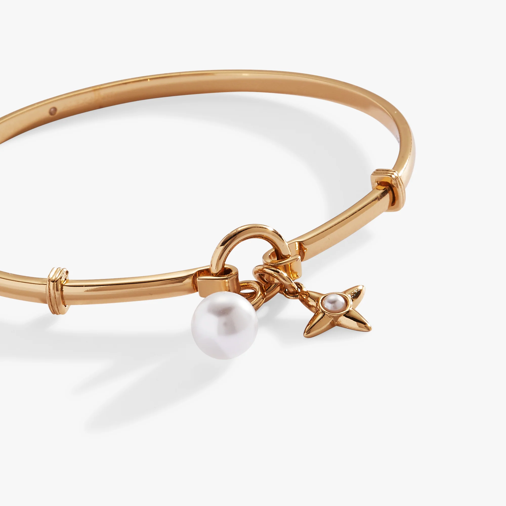 Pearl Star Duo Tension Bangle - Image 2