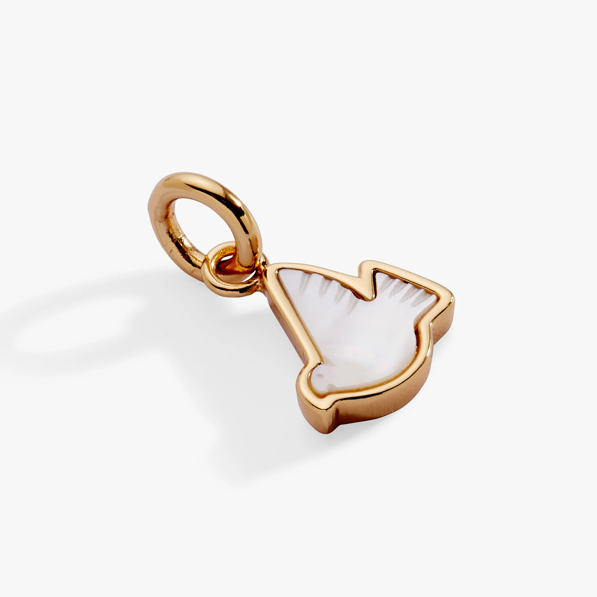 Dove 'Peace' Mother of Pearl Charm - Image 2