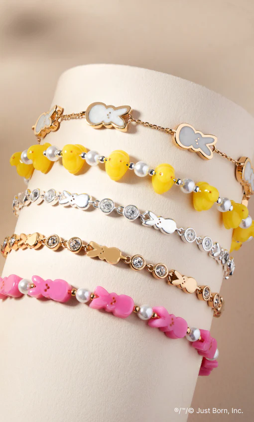 PEEPS® Pearlized Bunny Charm Bracelet - Image 5