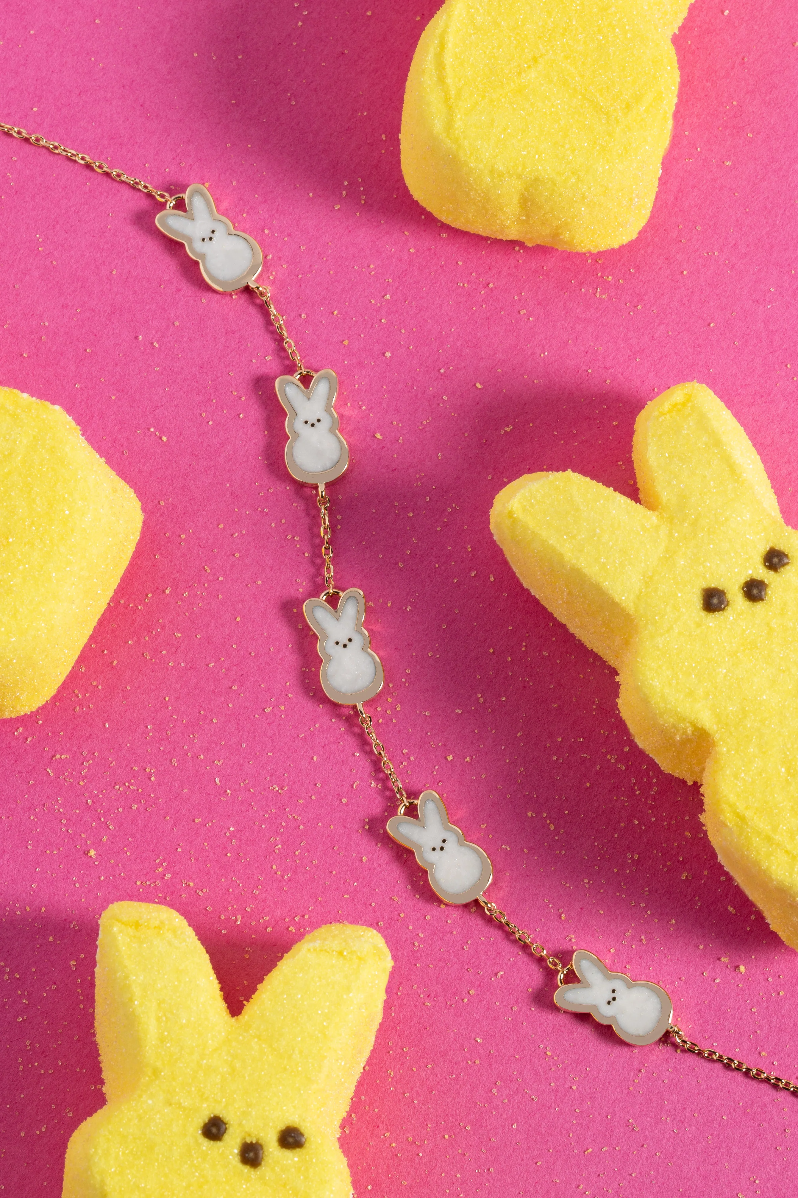 PEEPS® Pearlized Bunny Charm Bracelet - Image 8