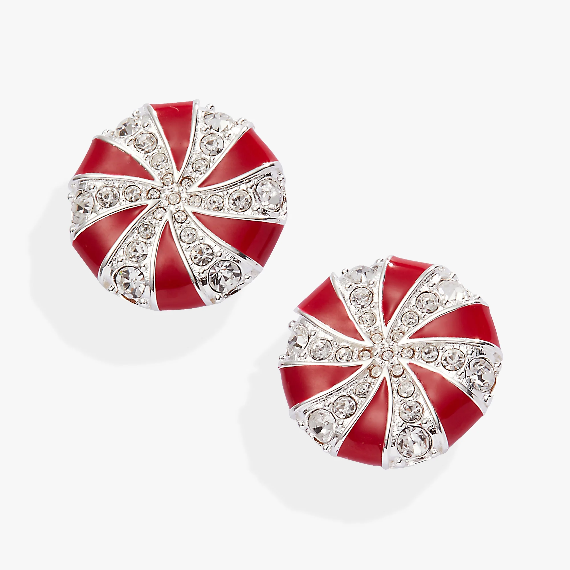 Holiday Peppermint Candy Earrings - Image 2