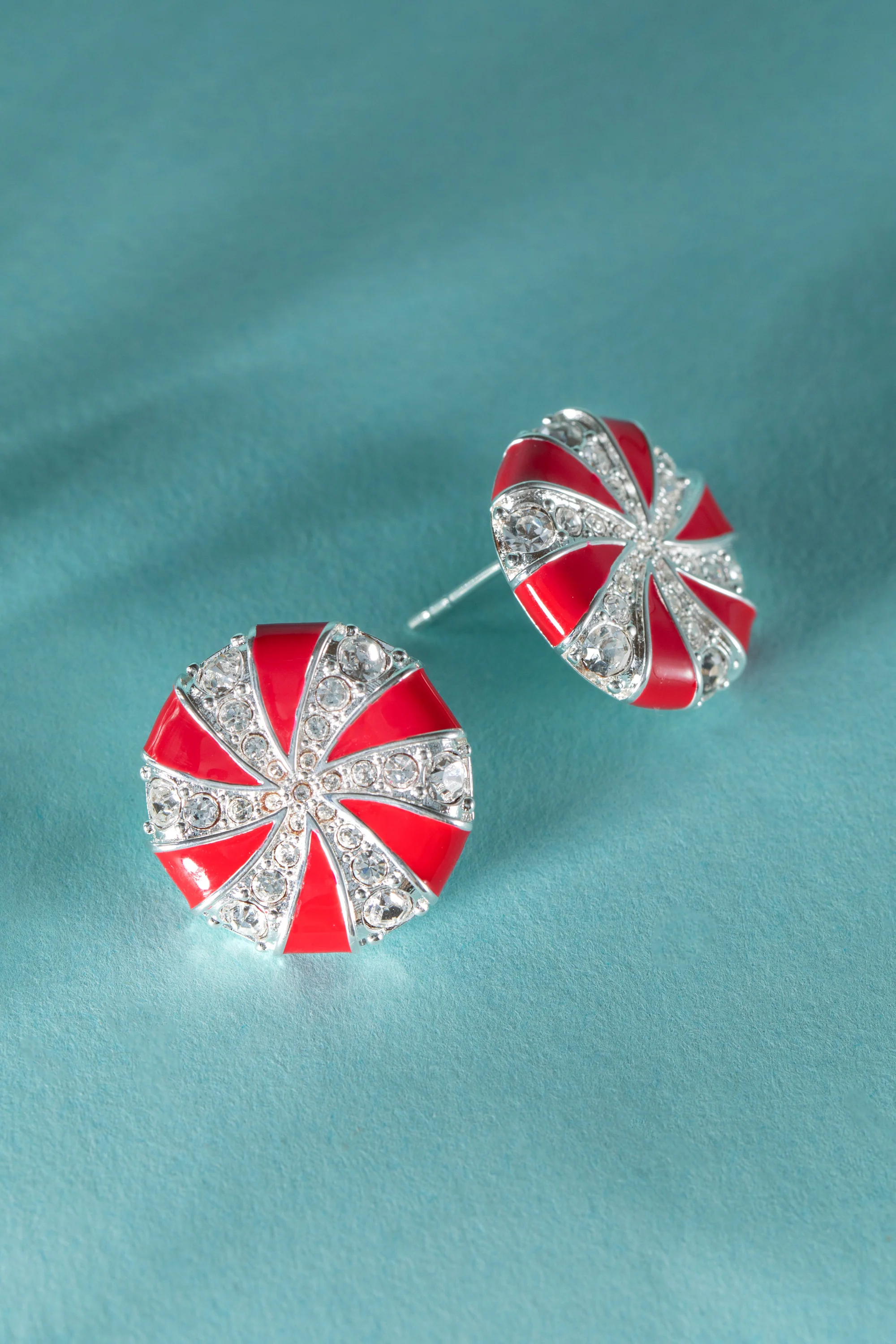 Holiday Peppermint Candy Earrings - Image 5