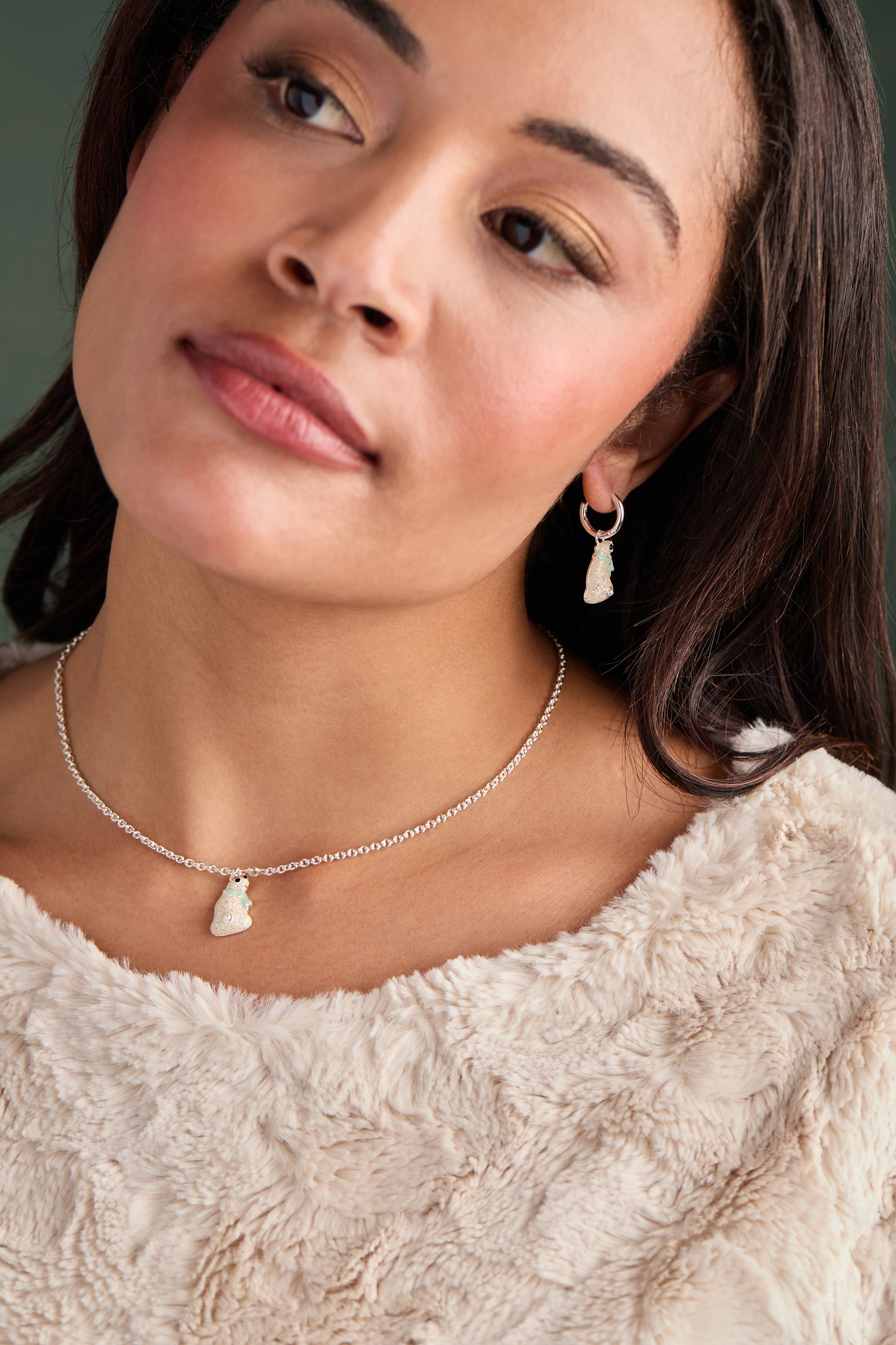 Polar Bear Pendant Necklace - Image 2