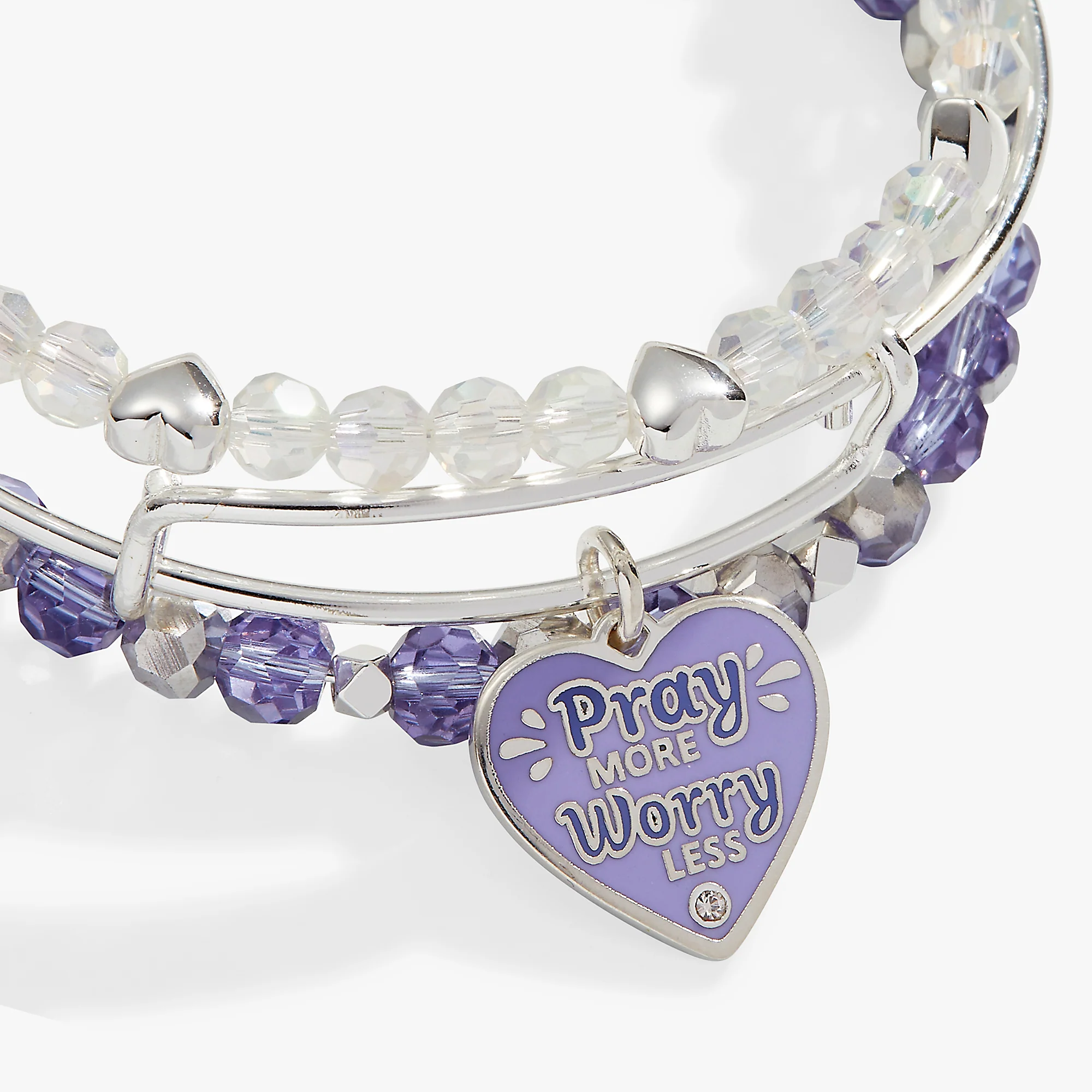 Pray More Worry Less Bangle Set - Image 3