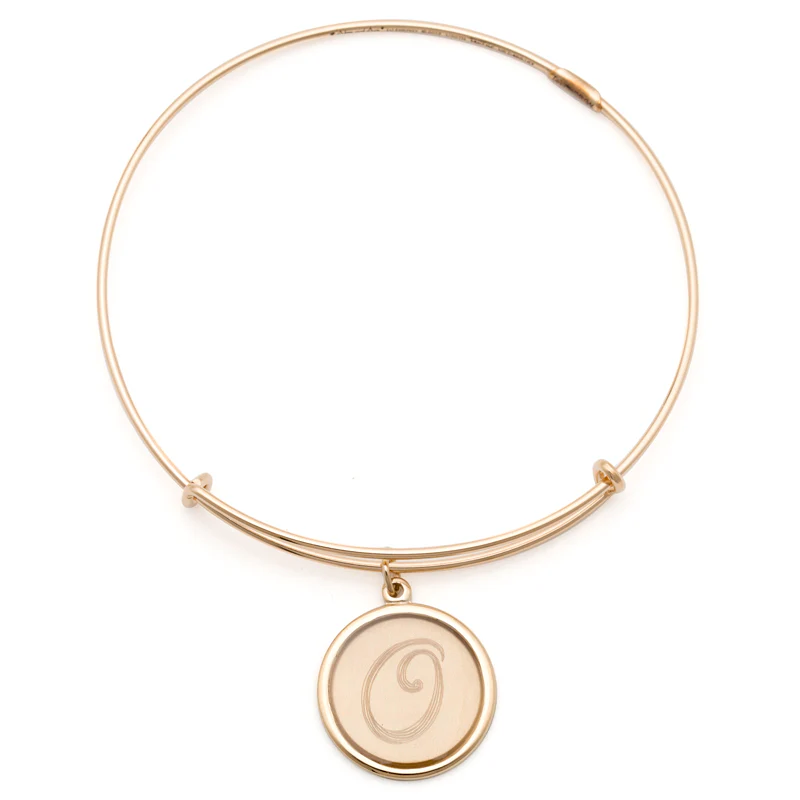 Precious Initial O Charm Bangle - Image 2