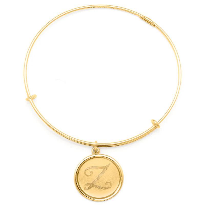 Precious Initial Z Charm Bangle - Image 2