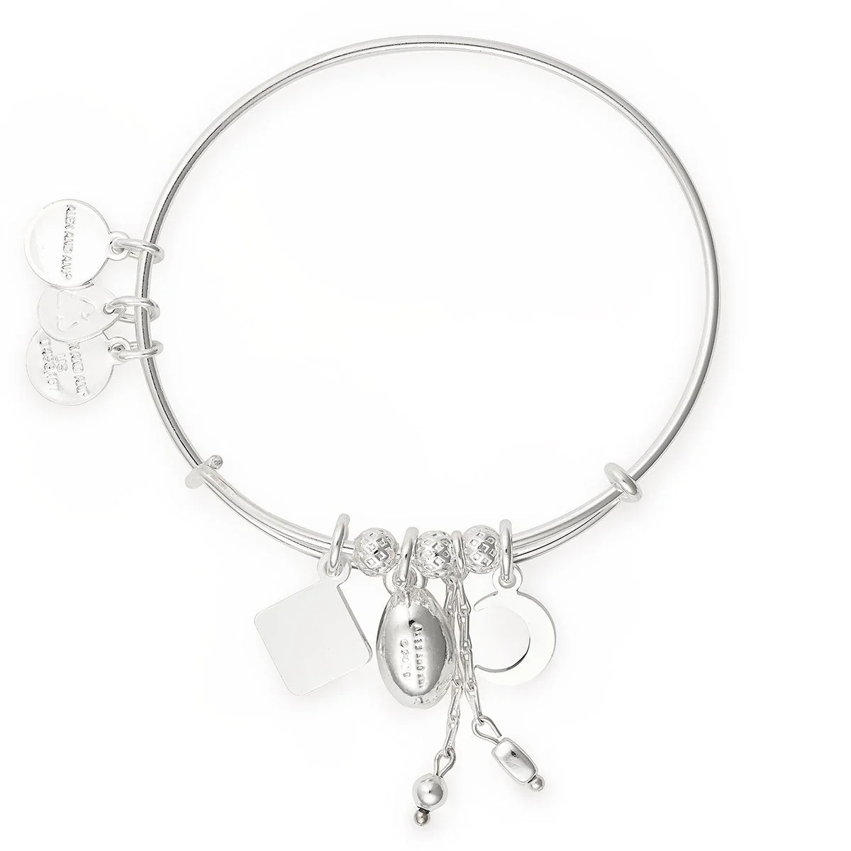 Puka Shell Cluster Charm Bangle - Image 2