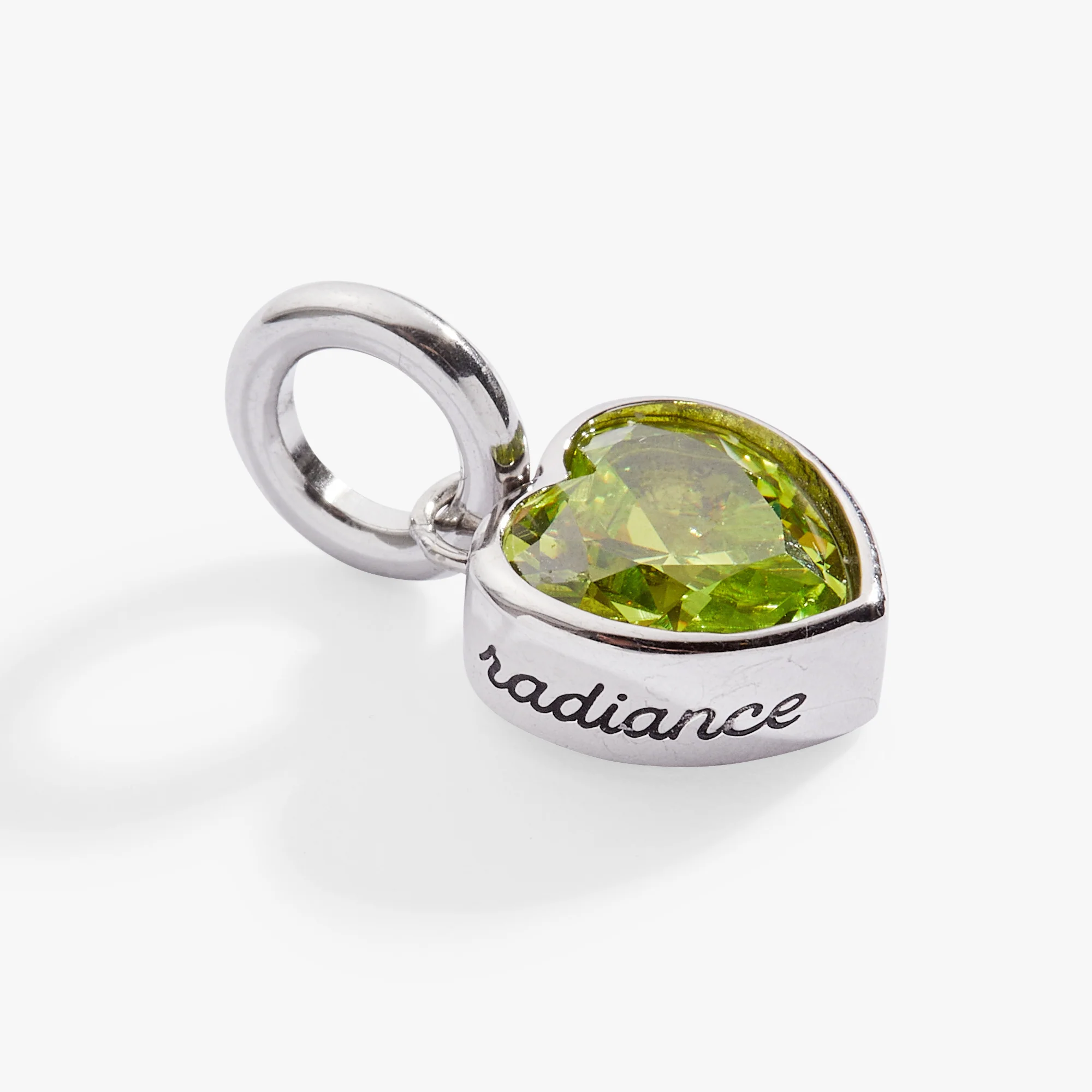 August 'Radiance' Heart Birthstone Charm - Image 5